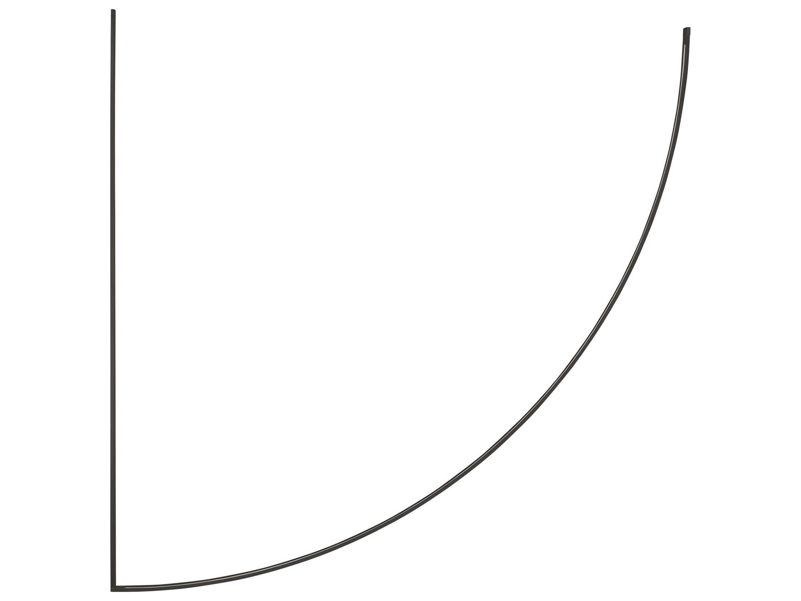 Visual Comfort Modern Baku 1-Light Nightshade Black Linear Chandelier