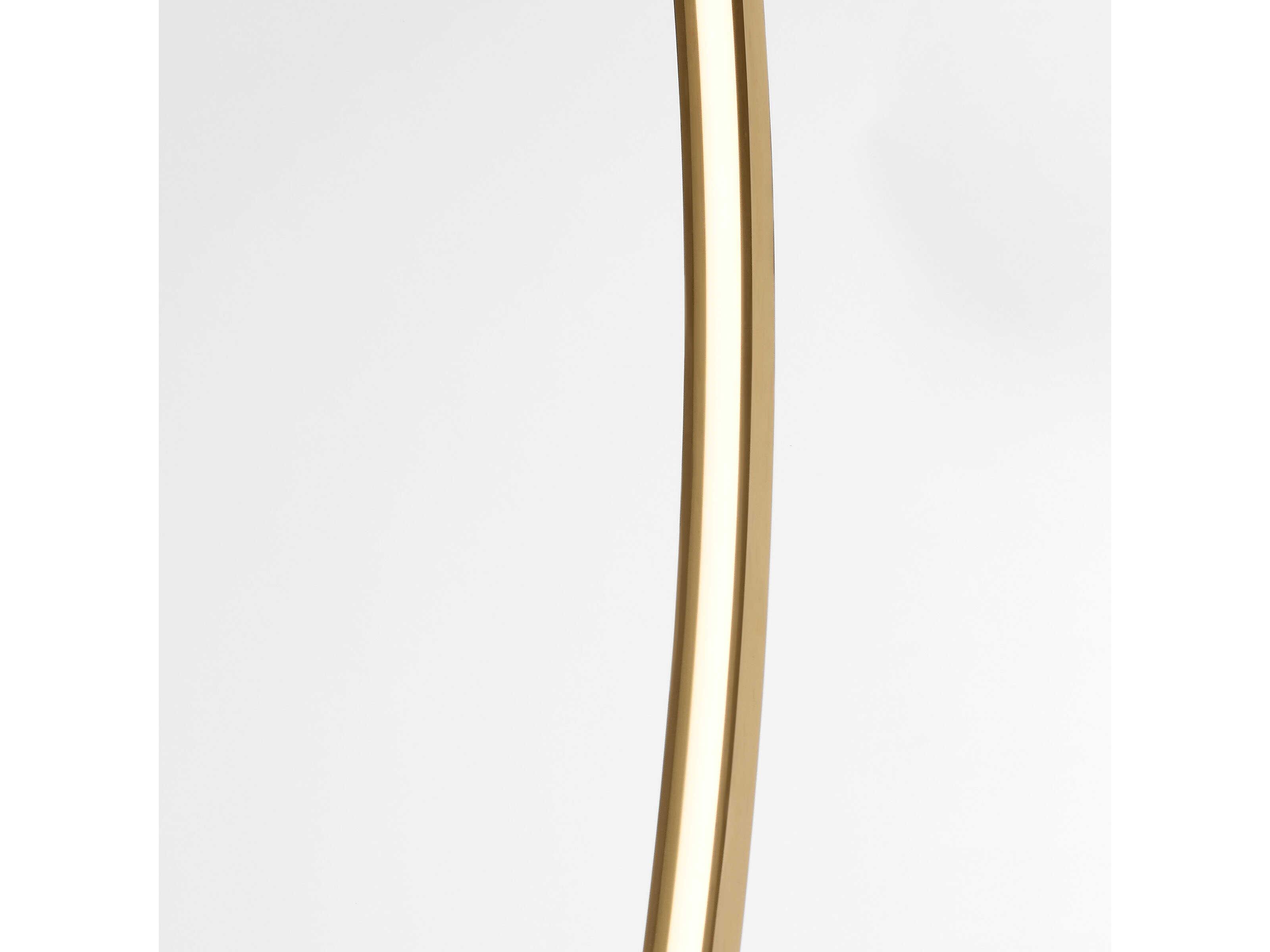 Visual Comfort Modern Baku 1-Light Hand Rubbed Antique Brass Linear Chandelier