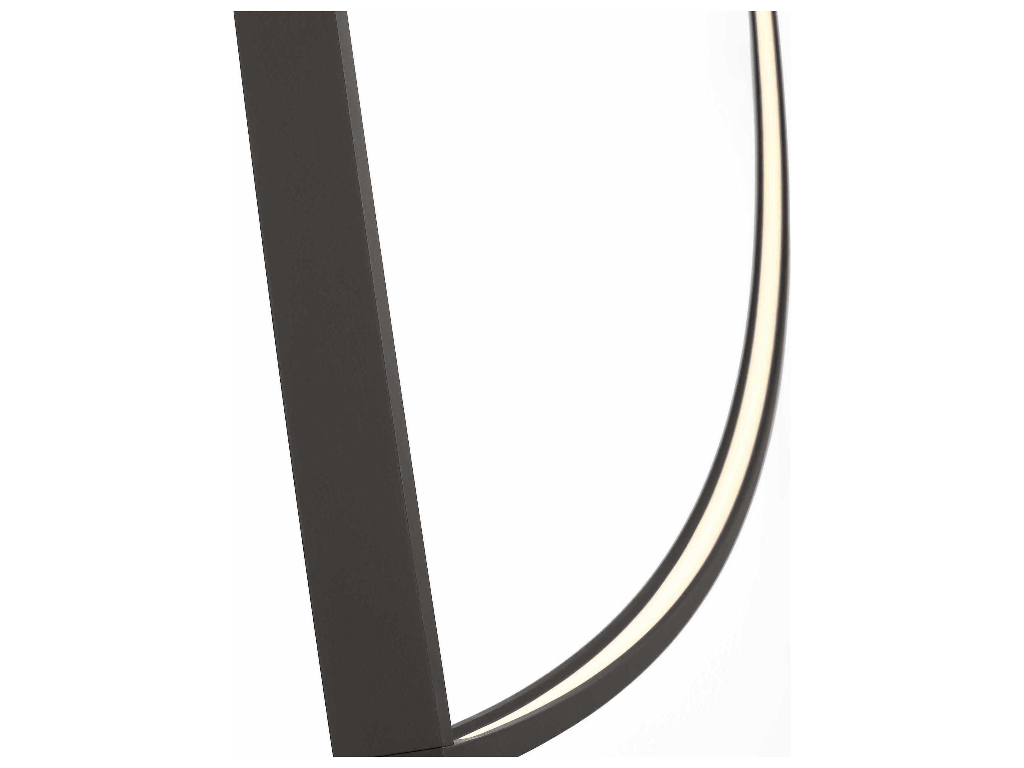 Visual Comfort Modern Baku 1-Light Nightshade Black Linear Chandelier