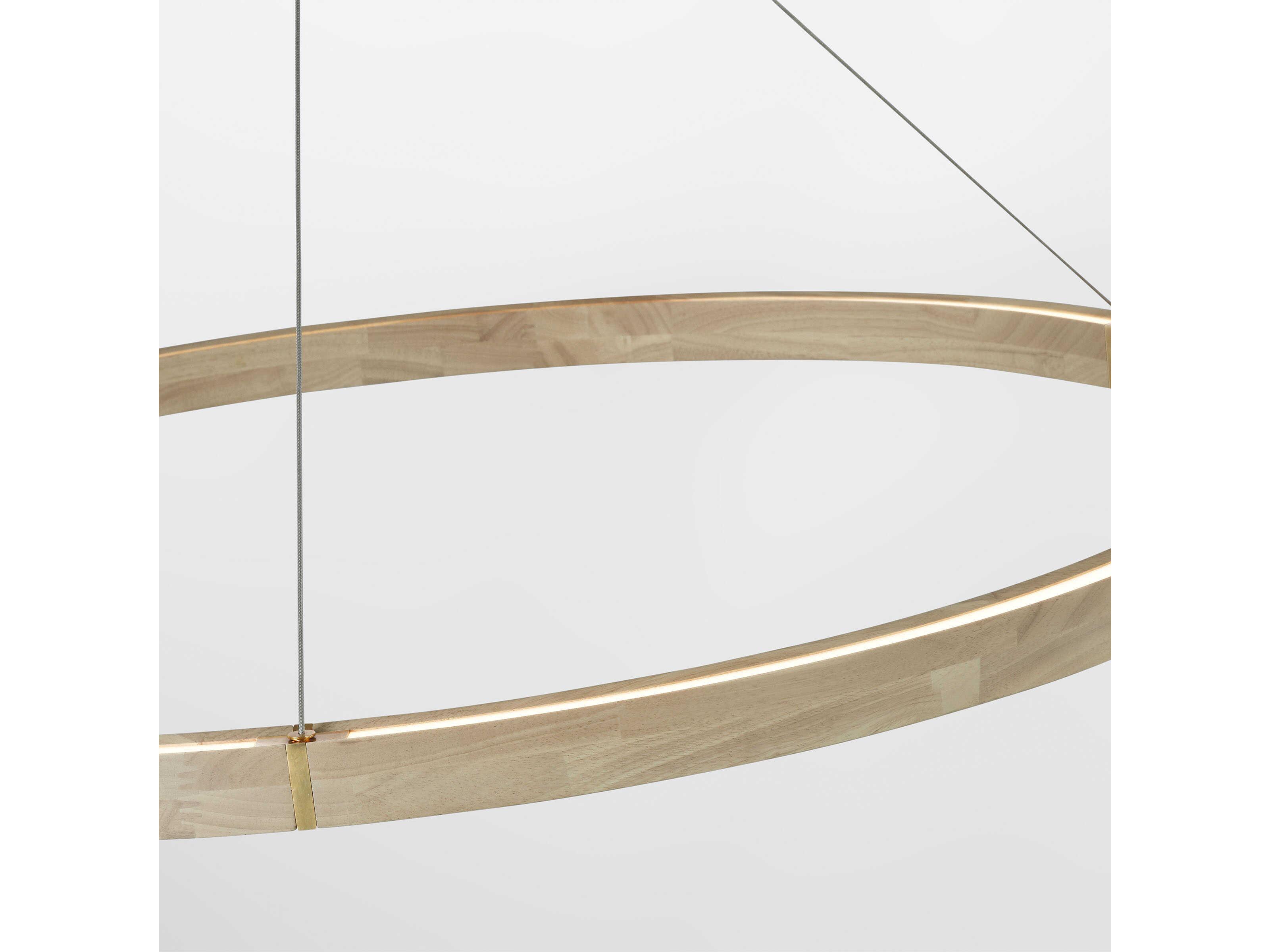 Visual Comfort Modern Ashok 1-Light Hand Rubbed Antique Brass Round Pendant