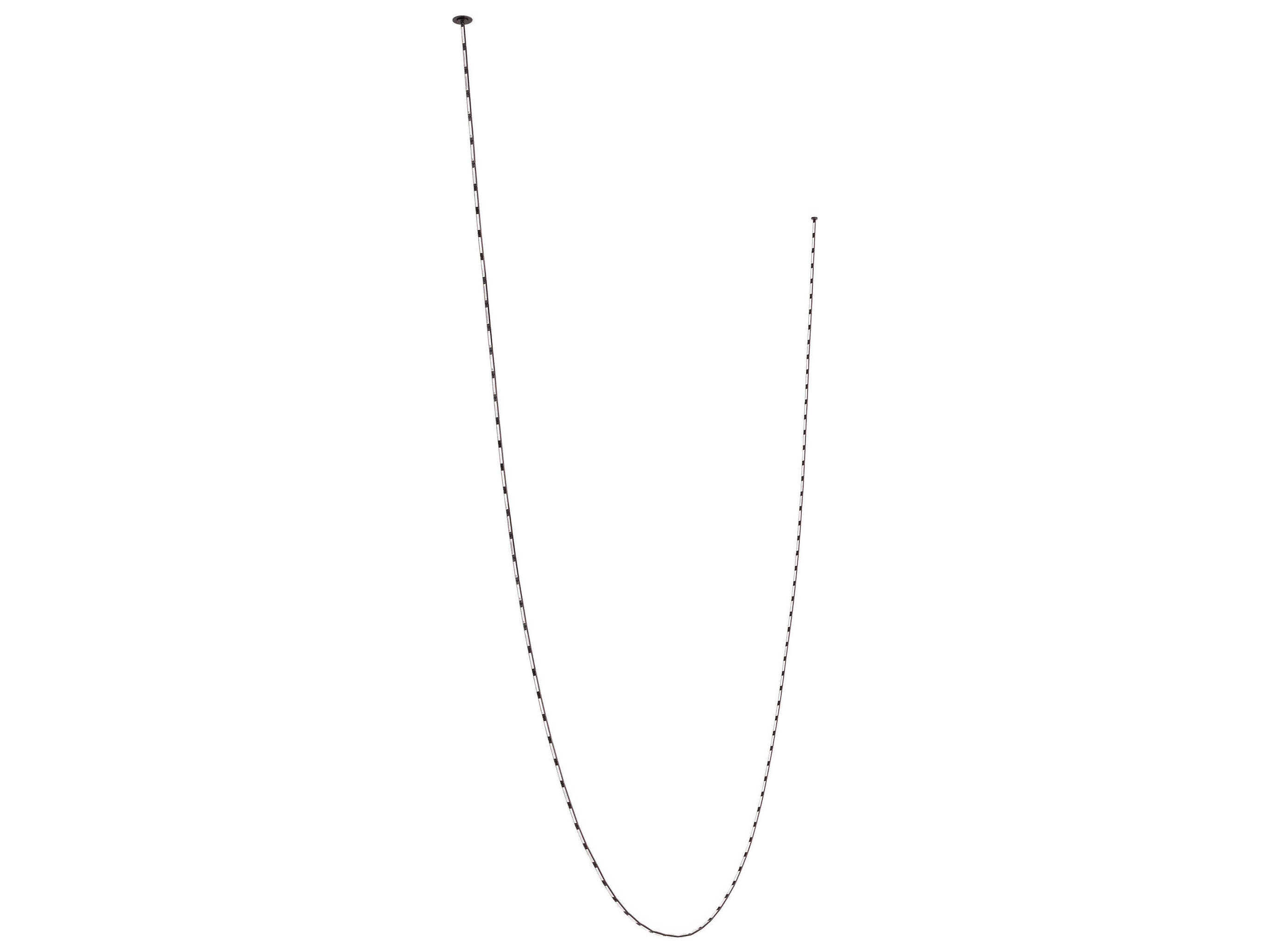 Visual Comfort Modern Catena 94-Light Bronze Linear Chandelier