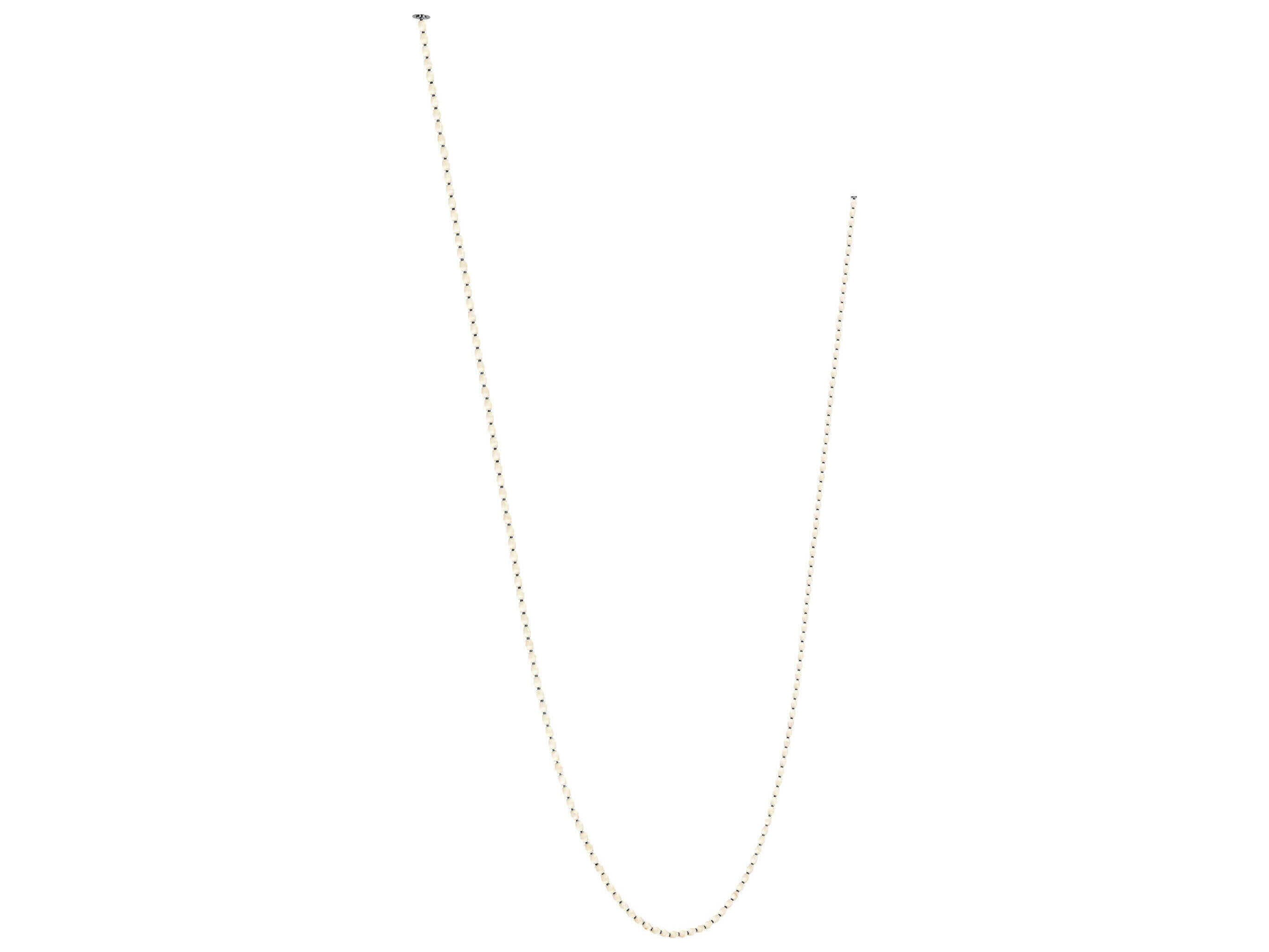 Visual Comfort Modern Collier 162-Light Polished Nickel Linear Chandelier