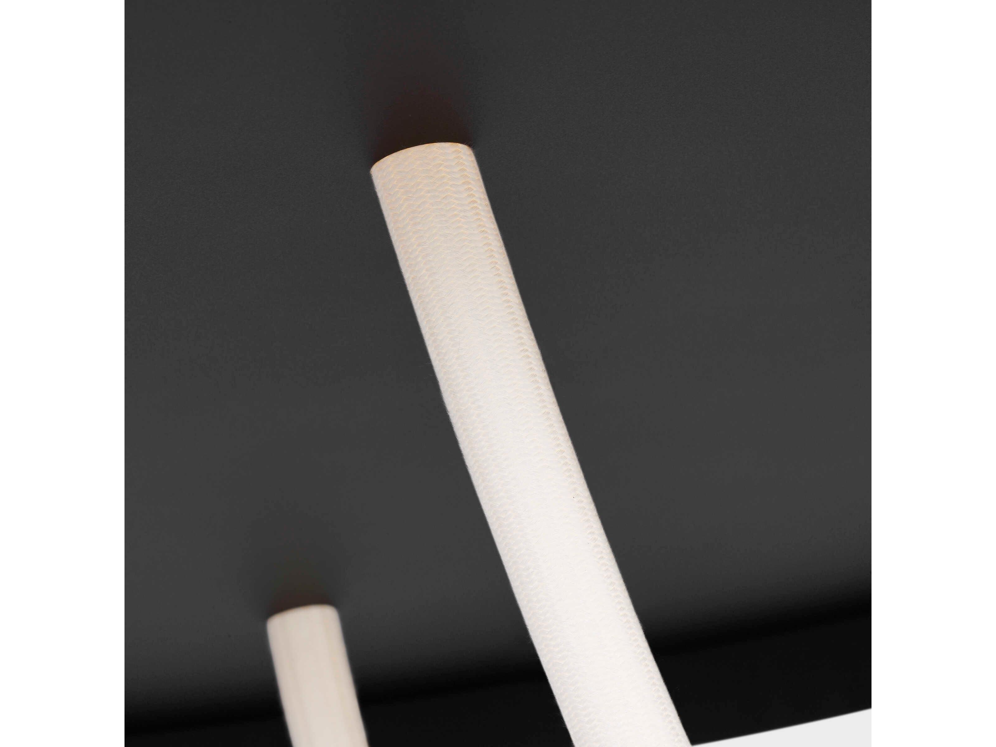 Visual Comfort Modern Uneri 2-Light Nightshade Black Pendant