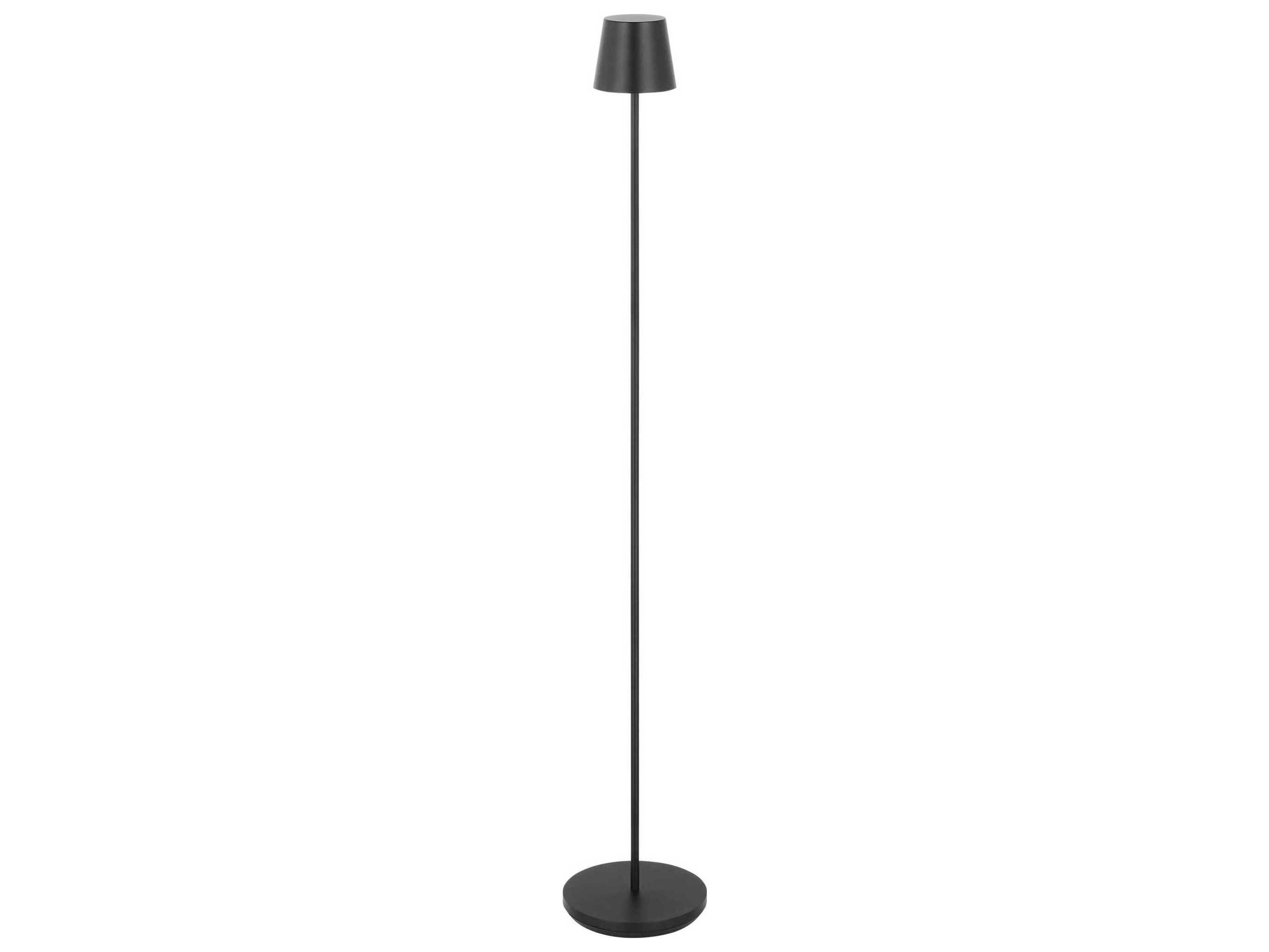 Visual Comfort Modern Nevis Black Floor Lamp