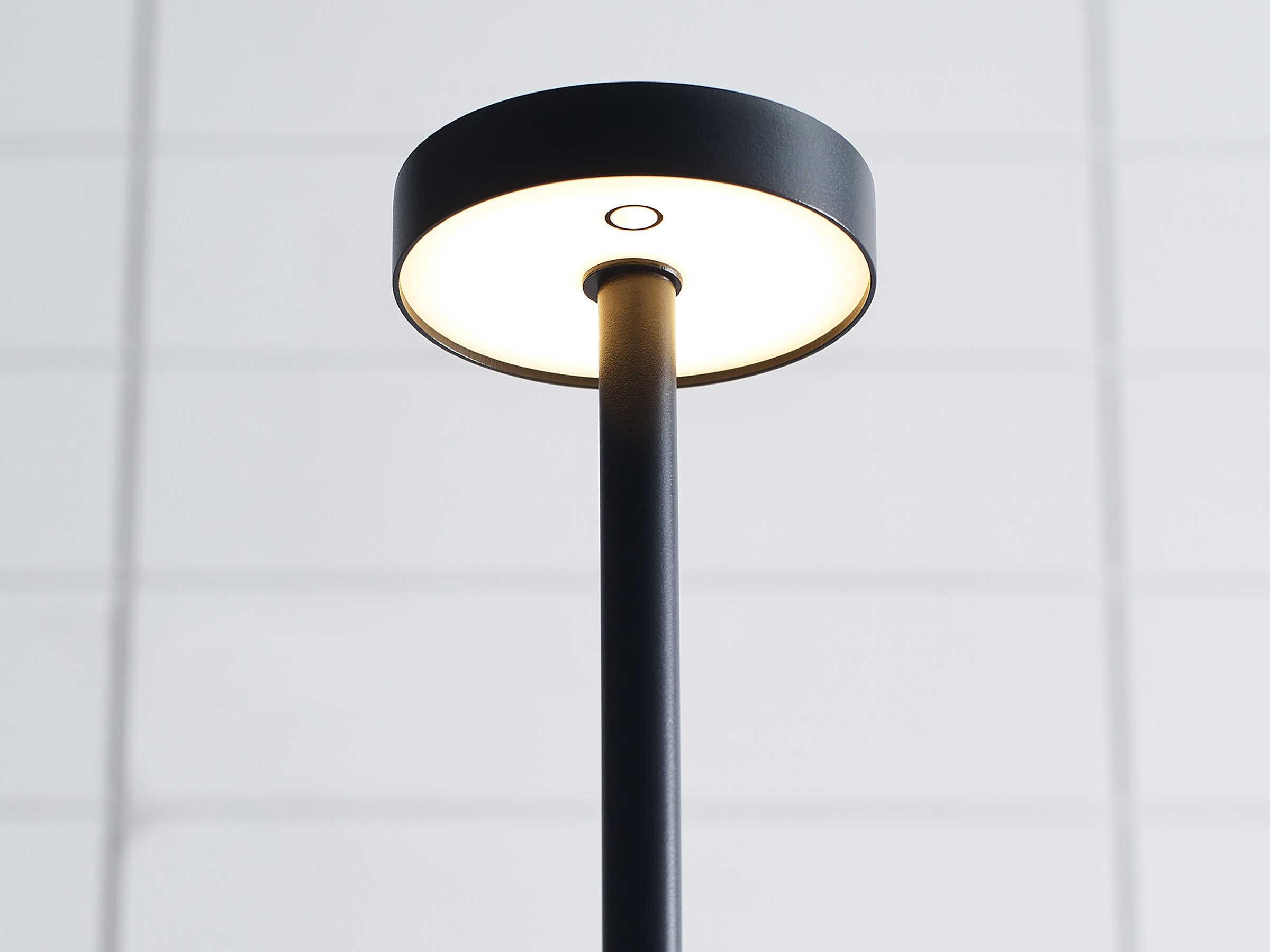 Visual Comfort Modern Moneta Black Floor Lamp