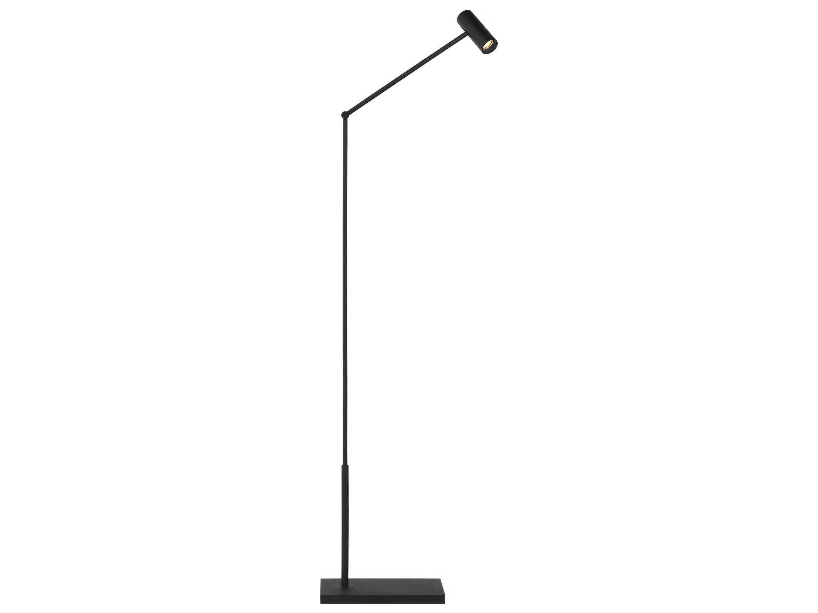 Visual Comfort Modern Ponte Nightshade Black Floor Lamp