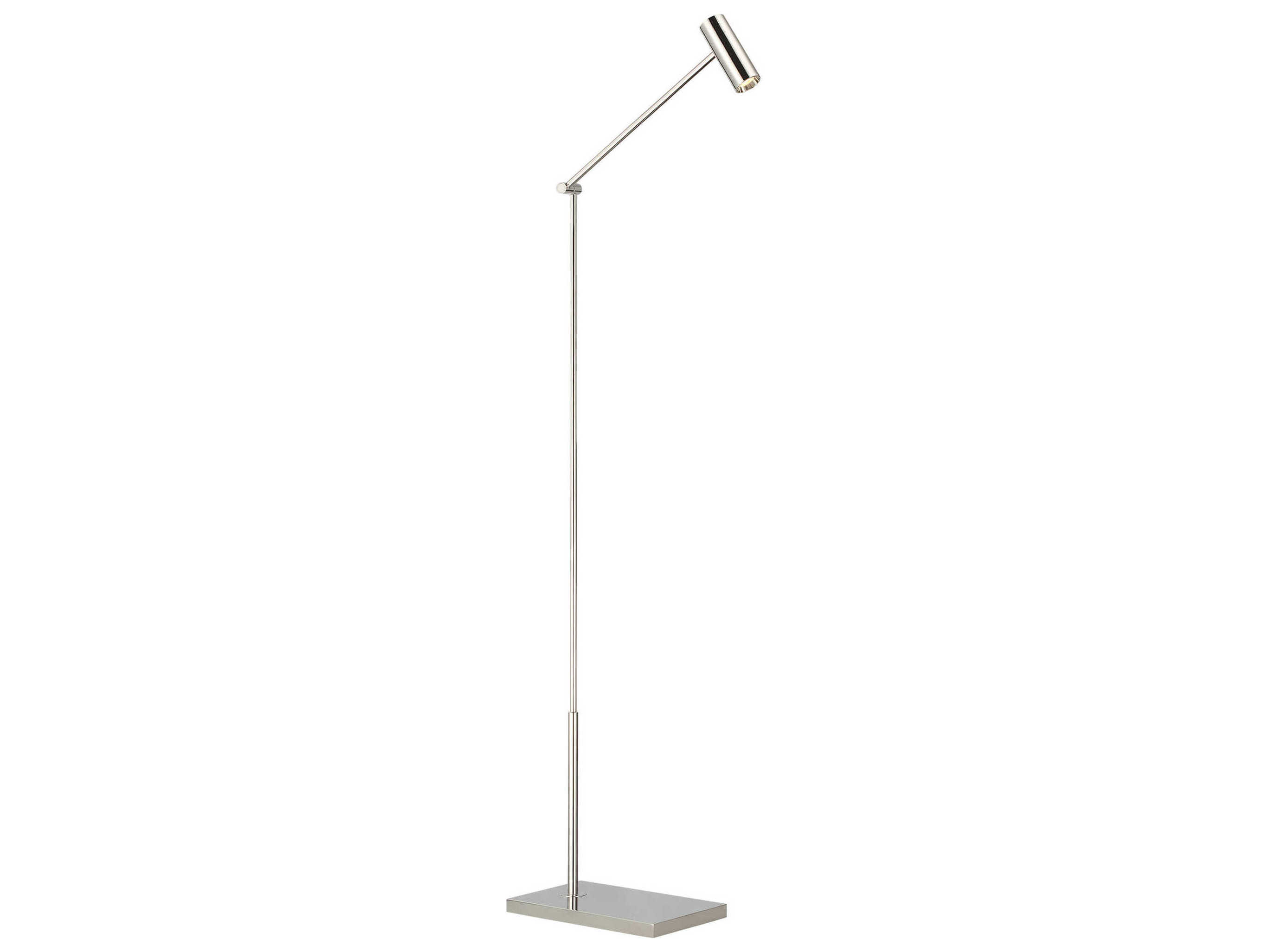 Visual Comfort Modern Ponte Polished Nickel Floor Lamp