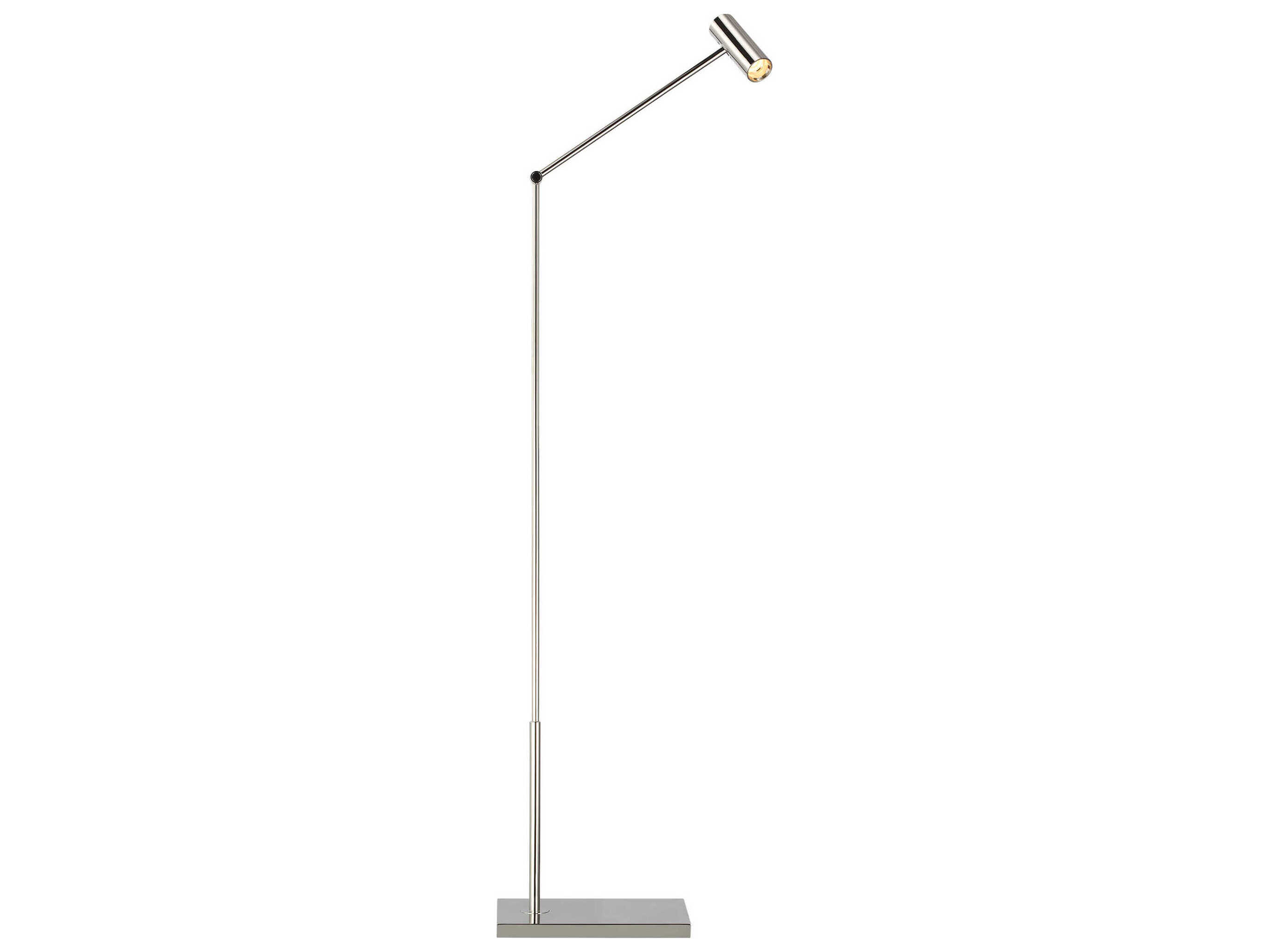 Visual Comfort Modern Ponte Polished Nickel Floor Lamp