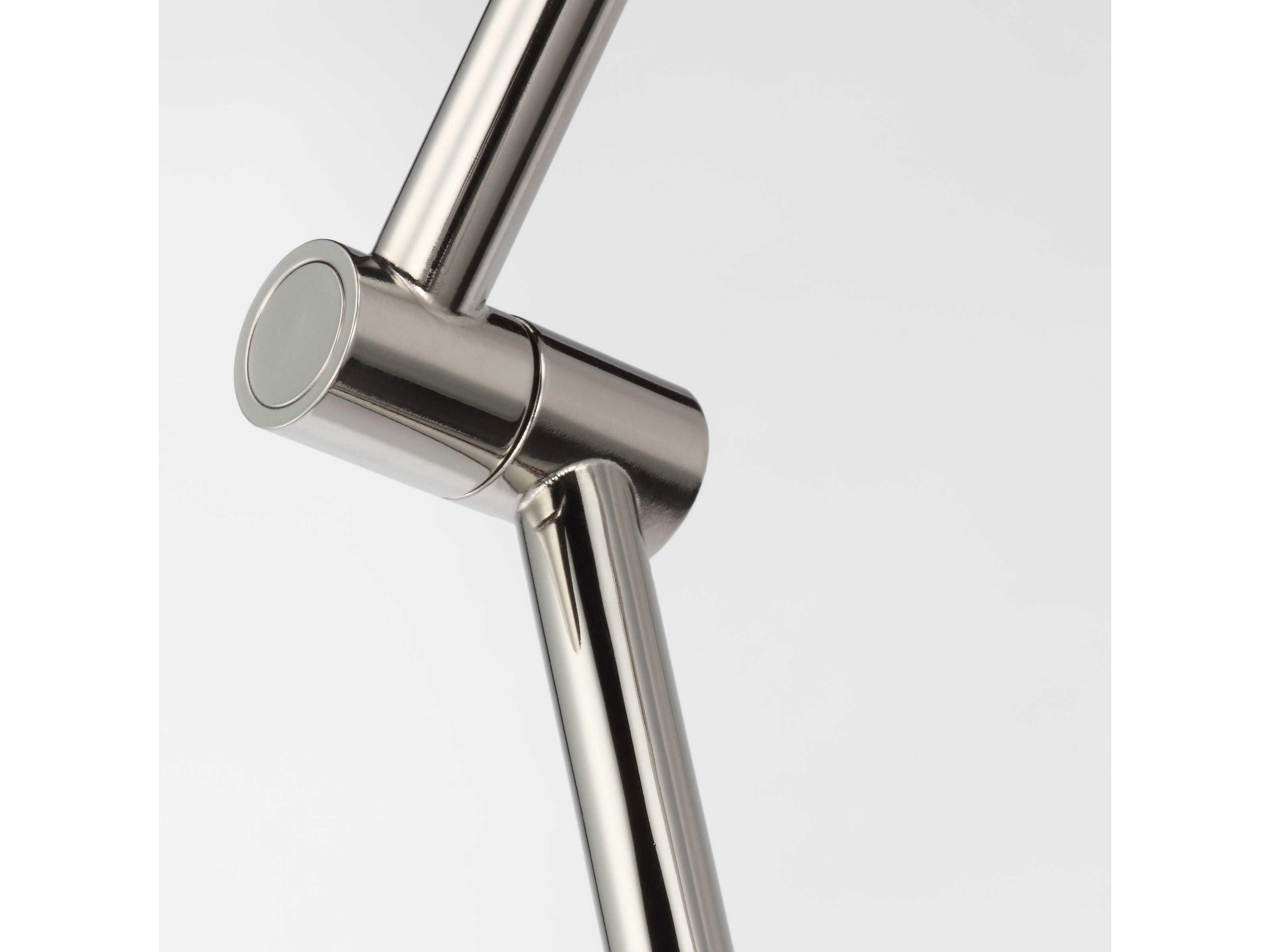 Visual Comfort Modern Ponte Polished Nickel Floor Lamp