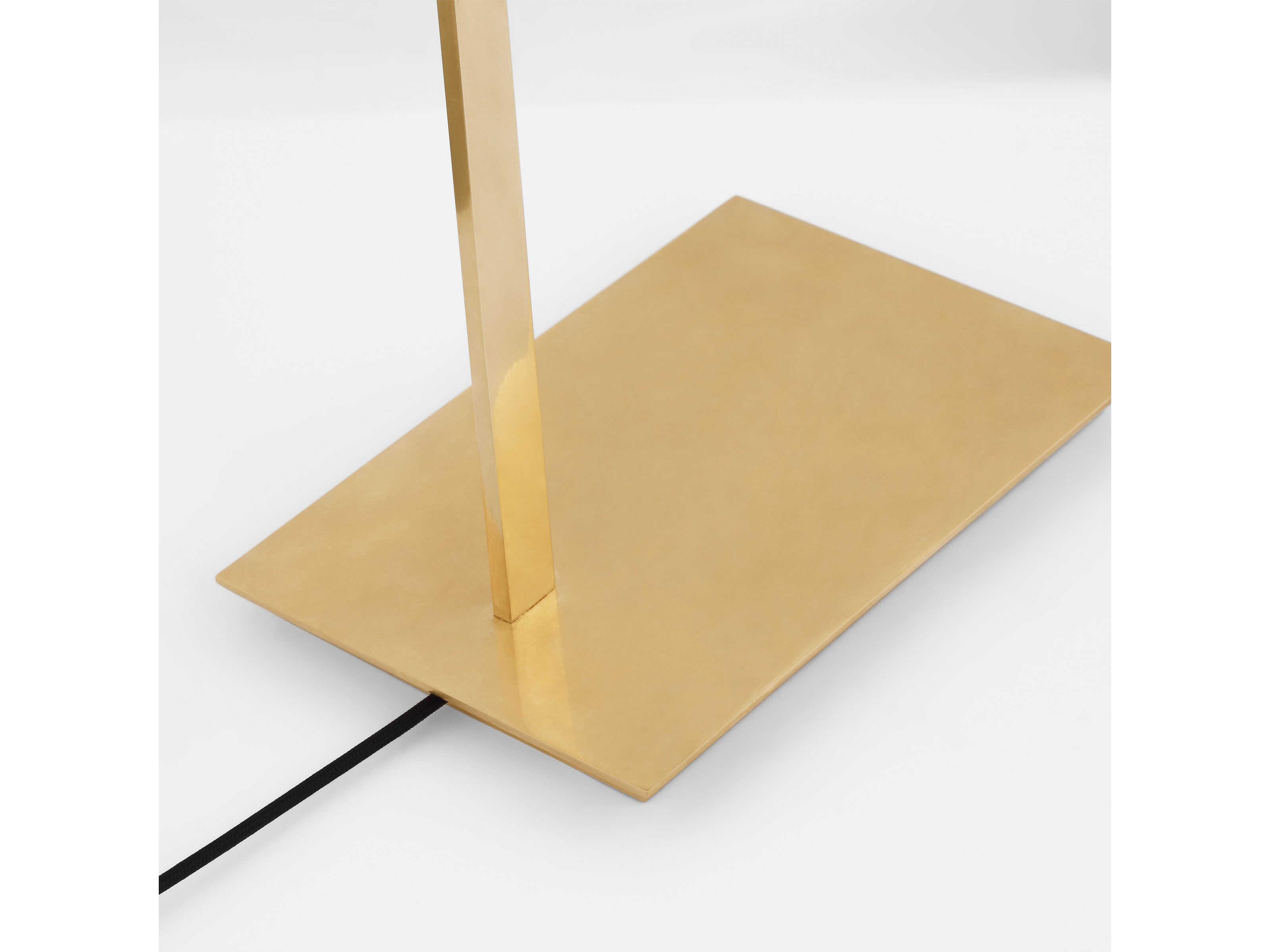 Visual Comfort Modern Midrand Brass Floor Lamp