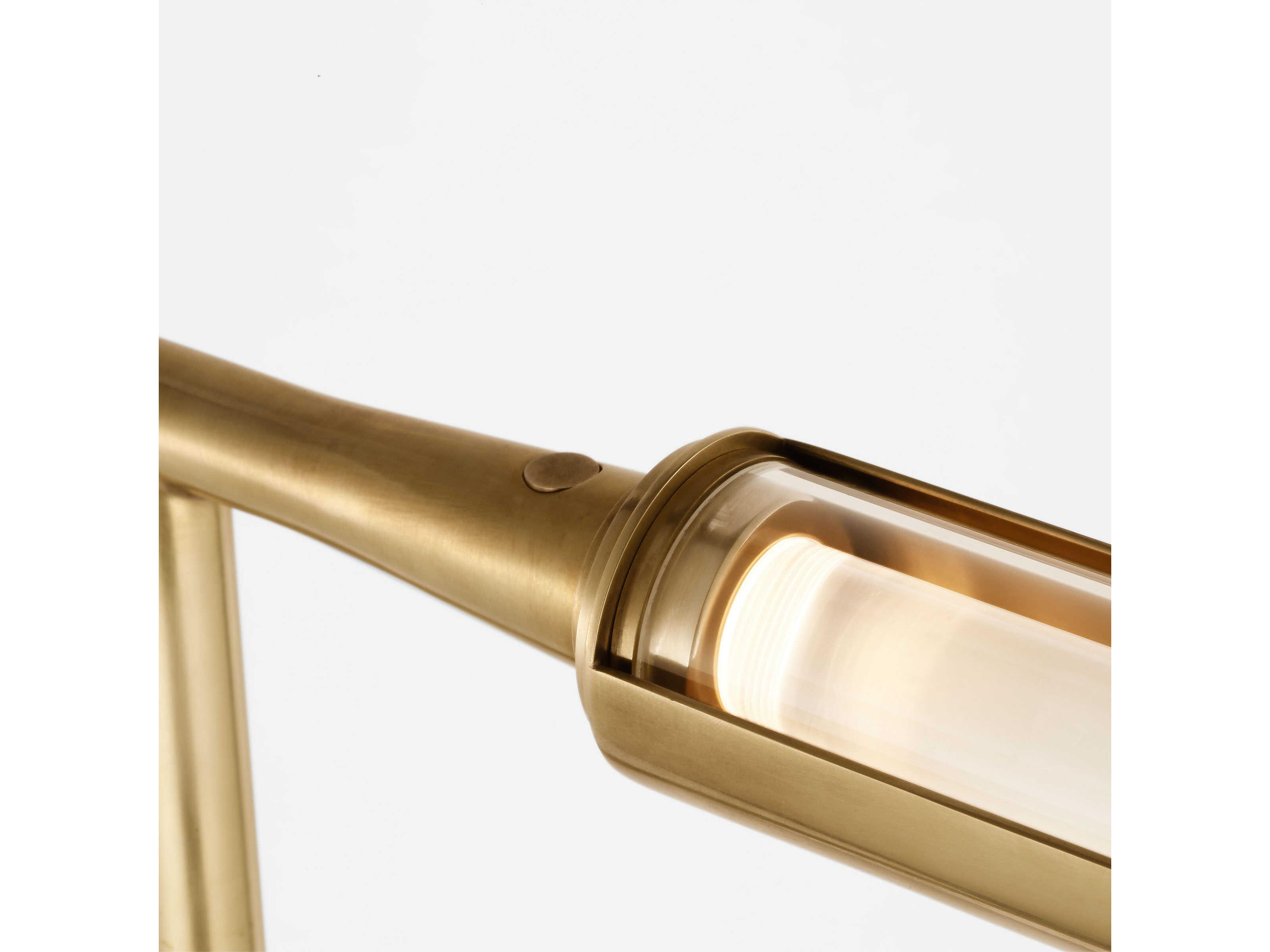 Visual Comfort Modern Poza Brass Floor Lamp
