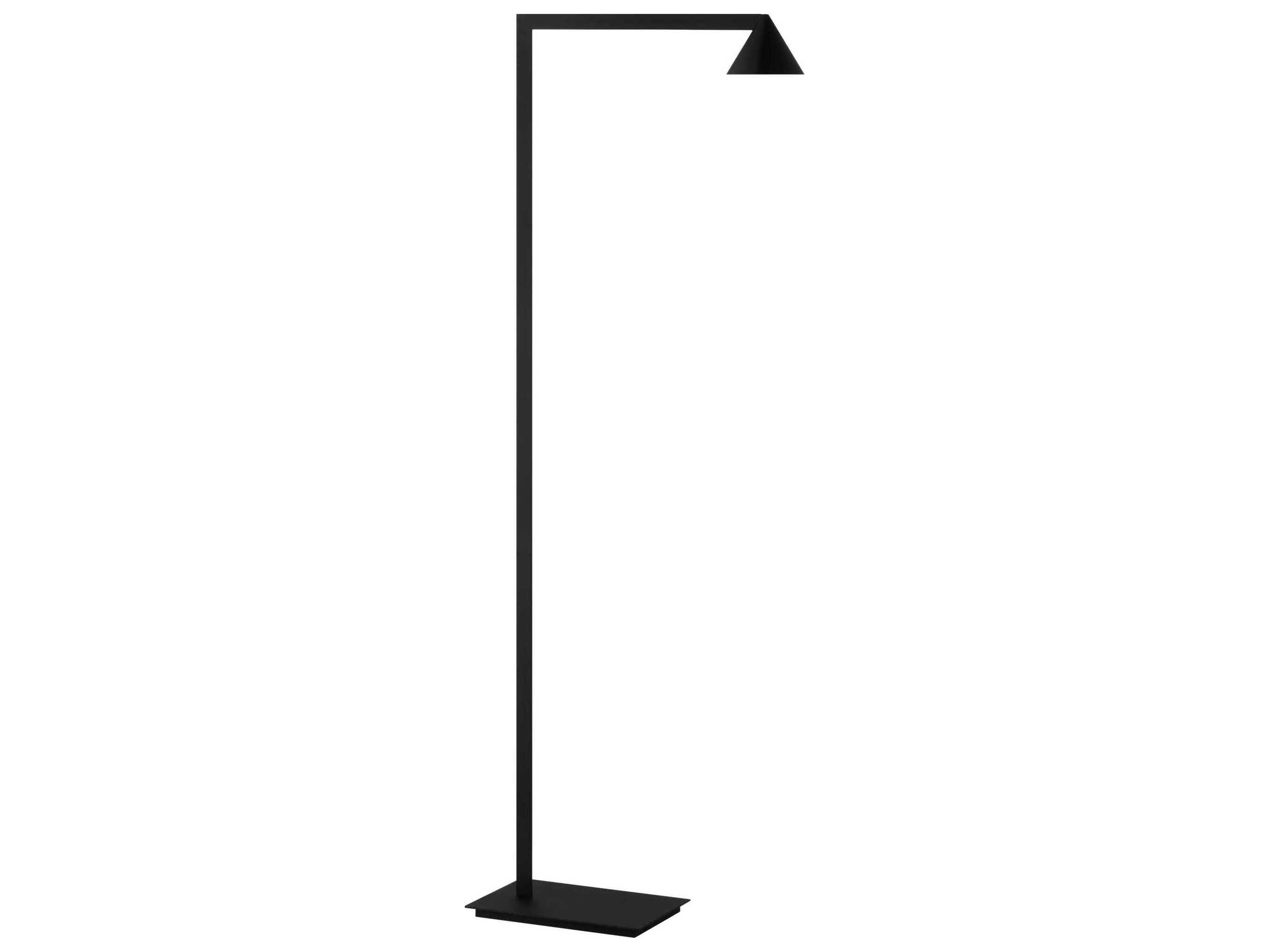 Visual Comfort Modern Midrand Nightshade Black Floor Lamp