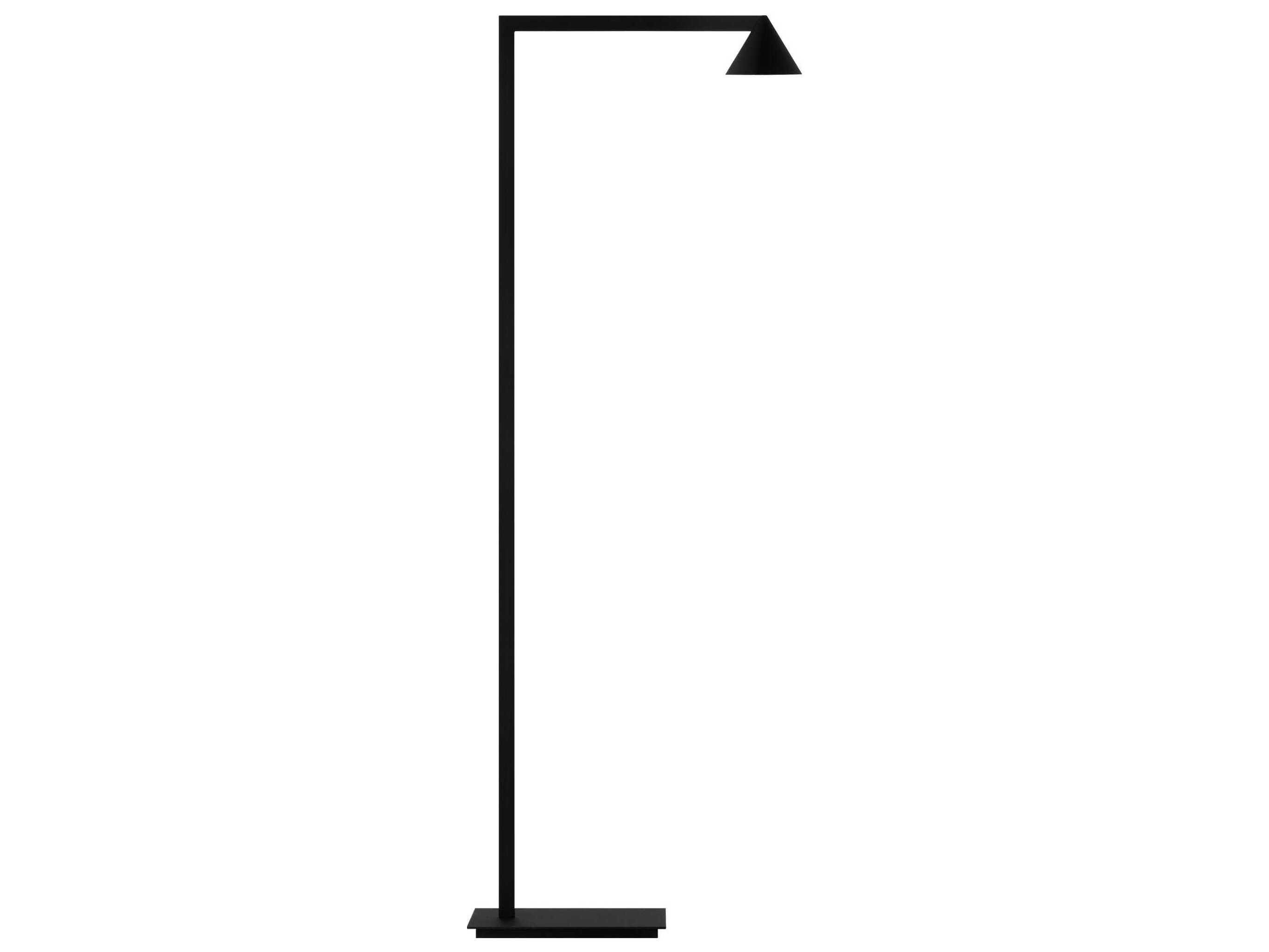 Visual Comfort Modern Midrand Nightshade Black Floor Lamp