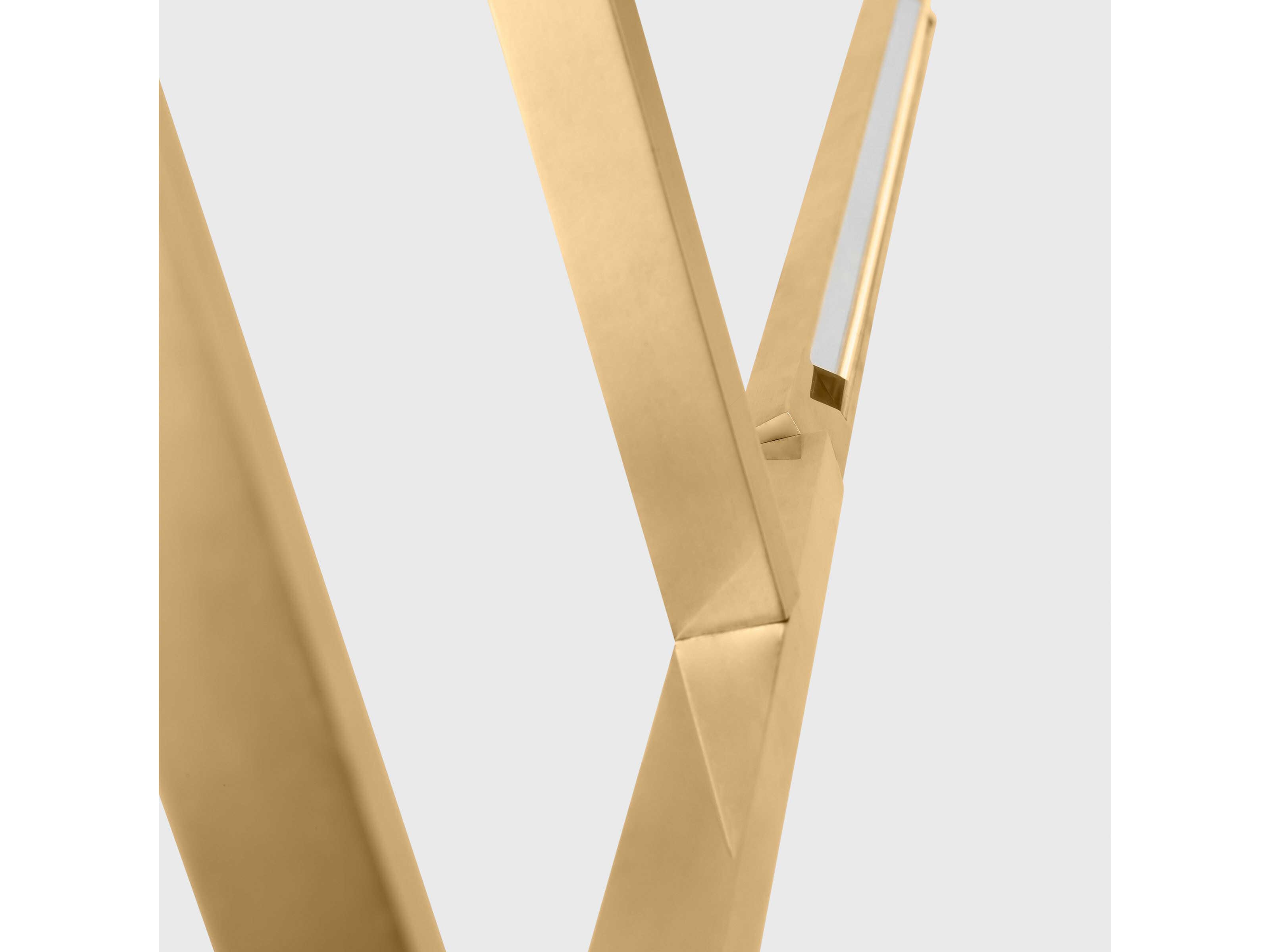 Visual Comfort Modern Cityscape 2-Light Hand Rubbed Antique Brass Linear Island Pendant