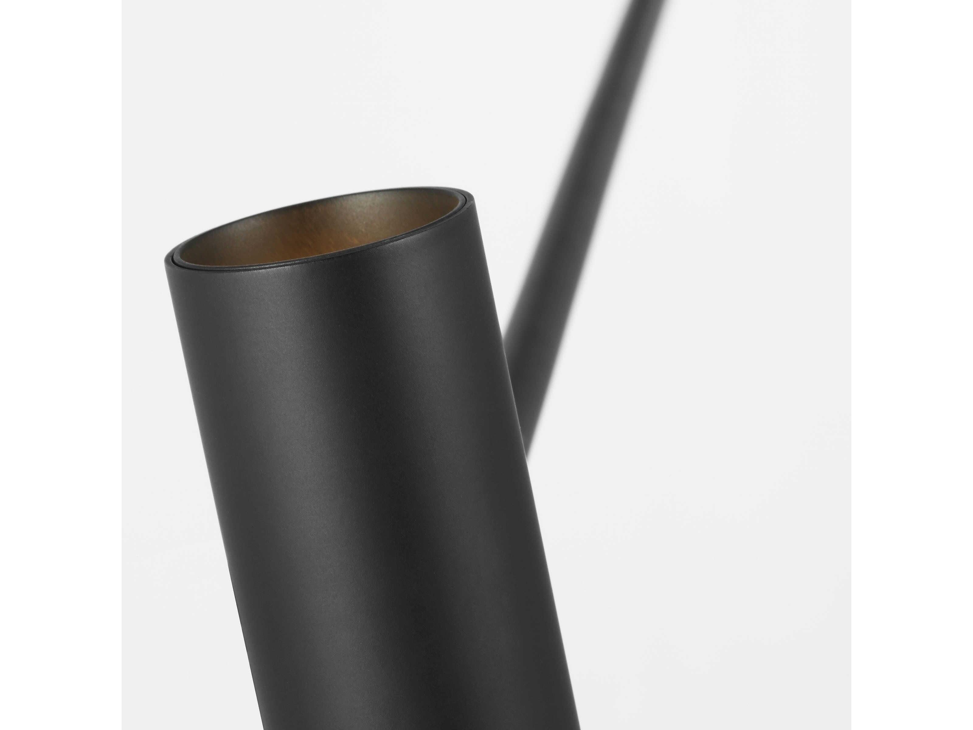 Visual Comfort Modern Ponte 4-Light Nightshade Black Linear Island Pendant