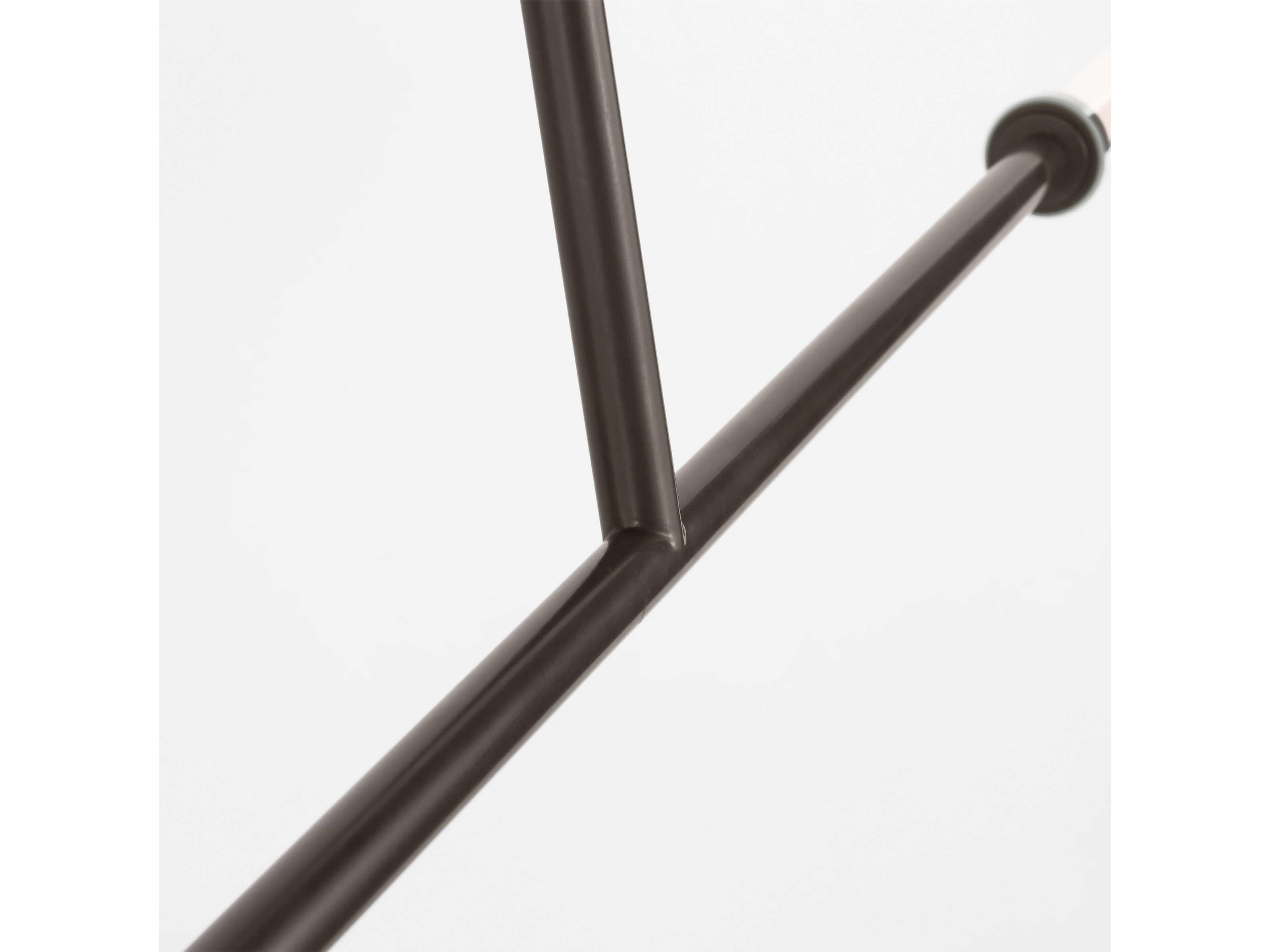 Visual Comfort Modern Poza 2-Light Bronze Linear Island Pendant