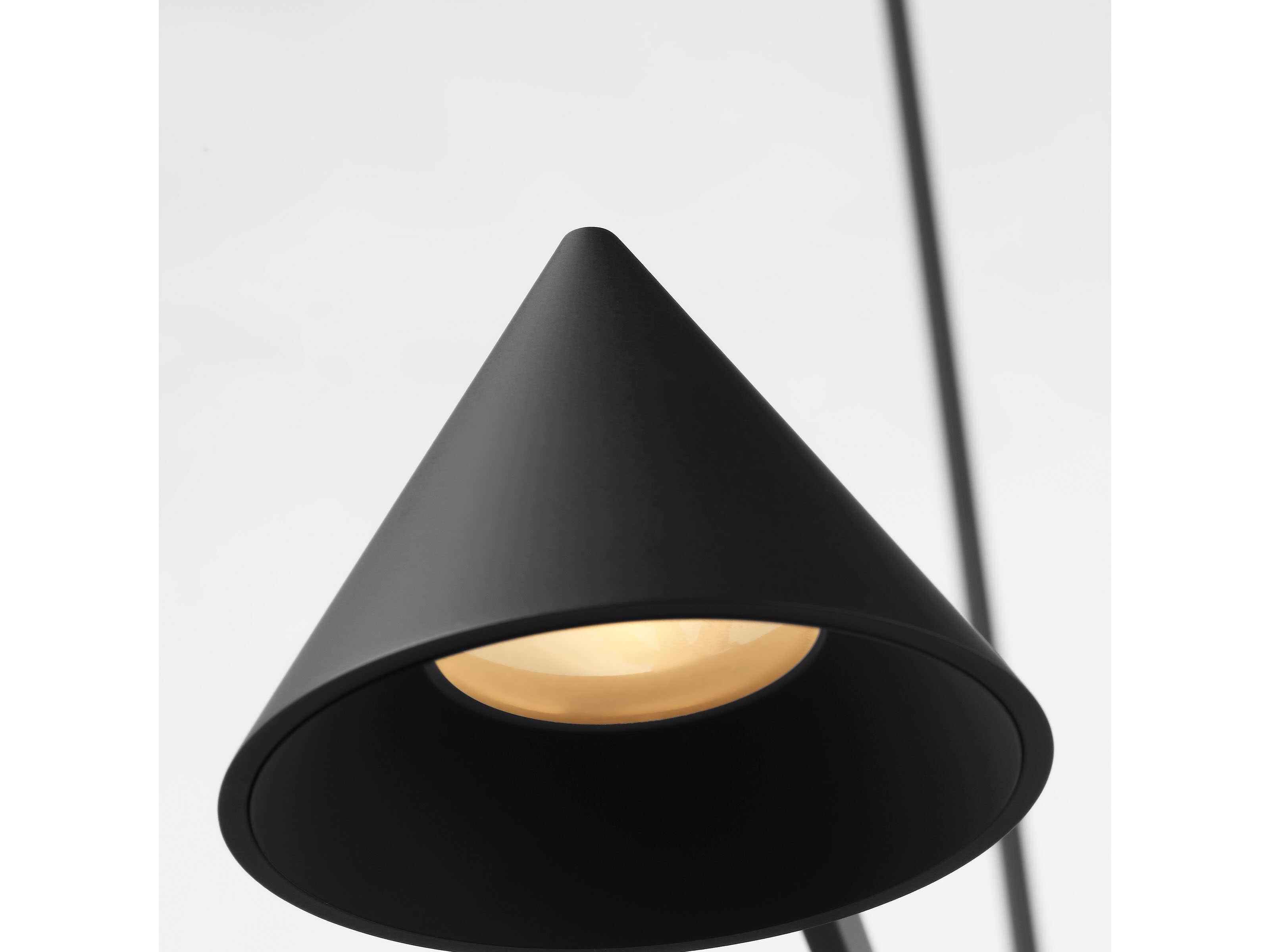Visual Comfort Modern Midrand 2-Light Nightshade Black Linear Island Pendant