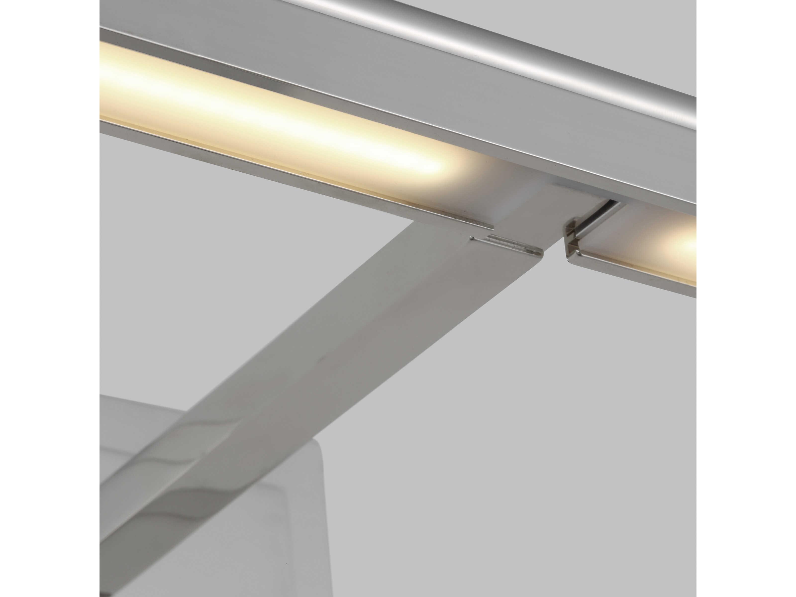 Visual Comfort Modern Kal 1-Light Polished Nickel Picture Light