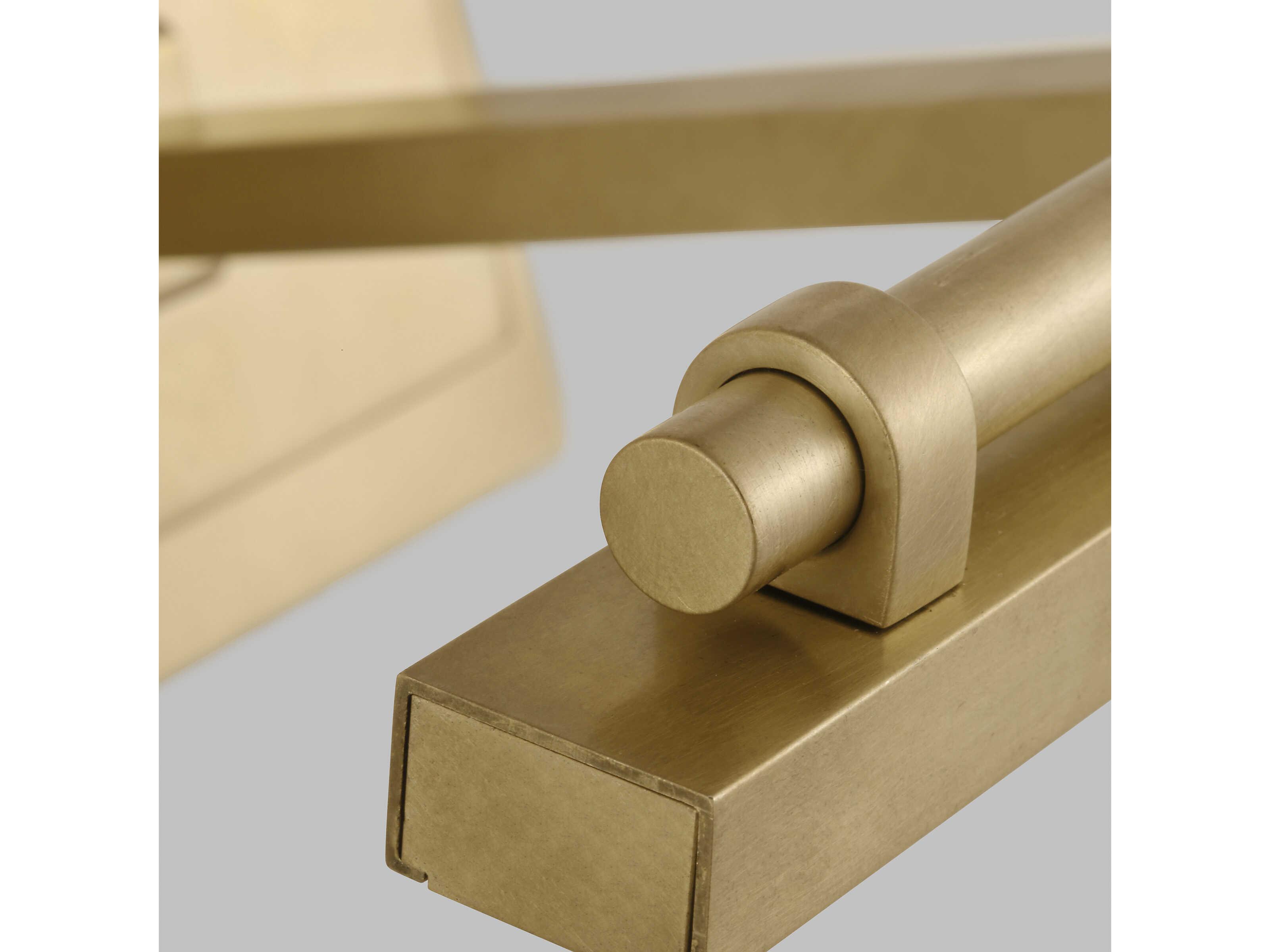 Visual Comfort Modern Kal 1-Light Natural Brass Picture Light