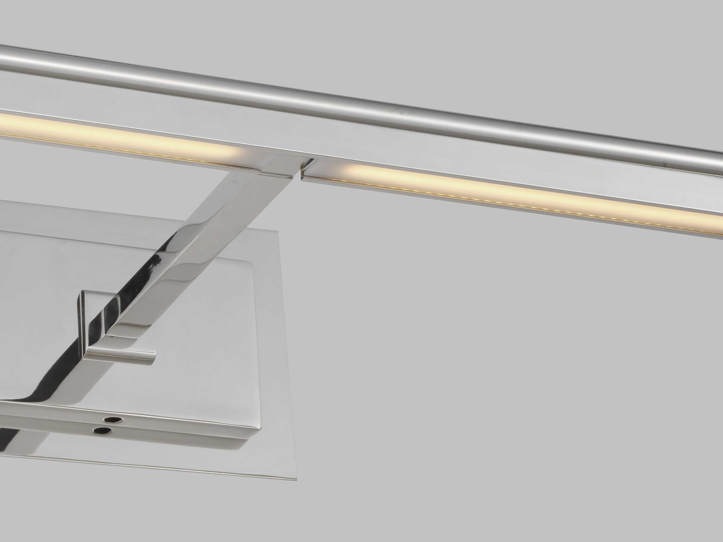 Visual Comfort Modern Kal 1-Light Polished Nickel Picture Light