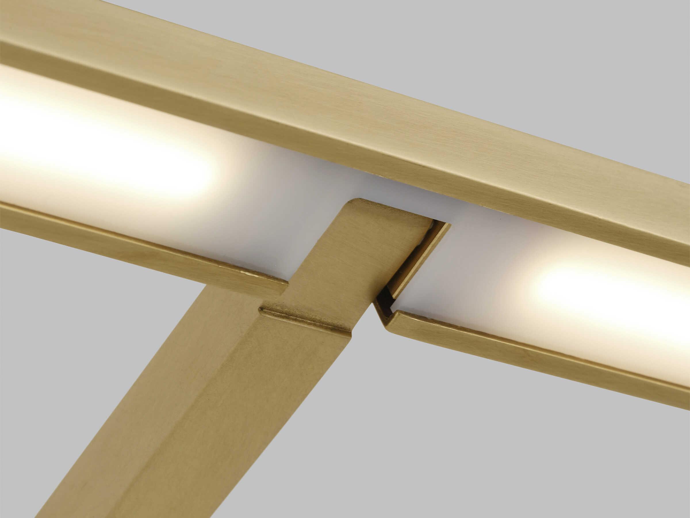 Visual Comfort Modern Kal 1-Light Natural Brass Picture Light