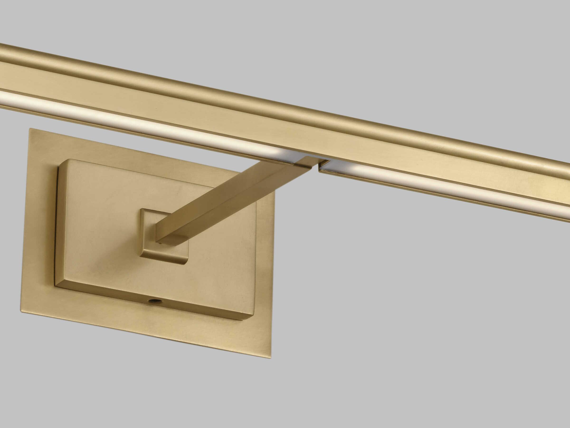 Visual Comfort Modern Kal 1-Light Natural Brass Picture Light