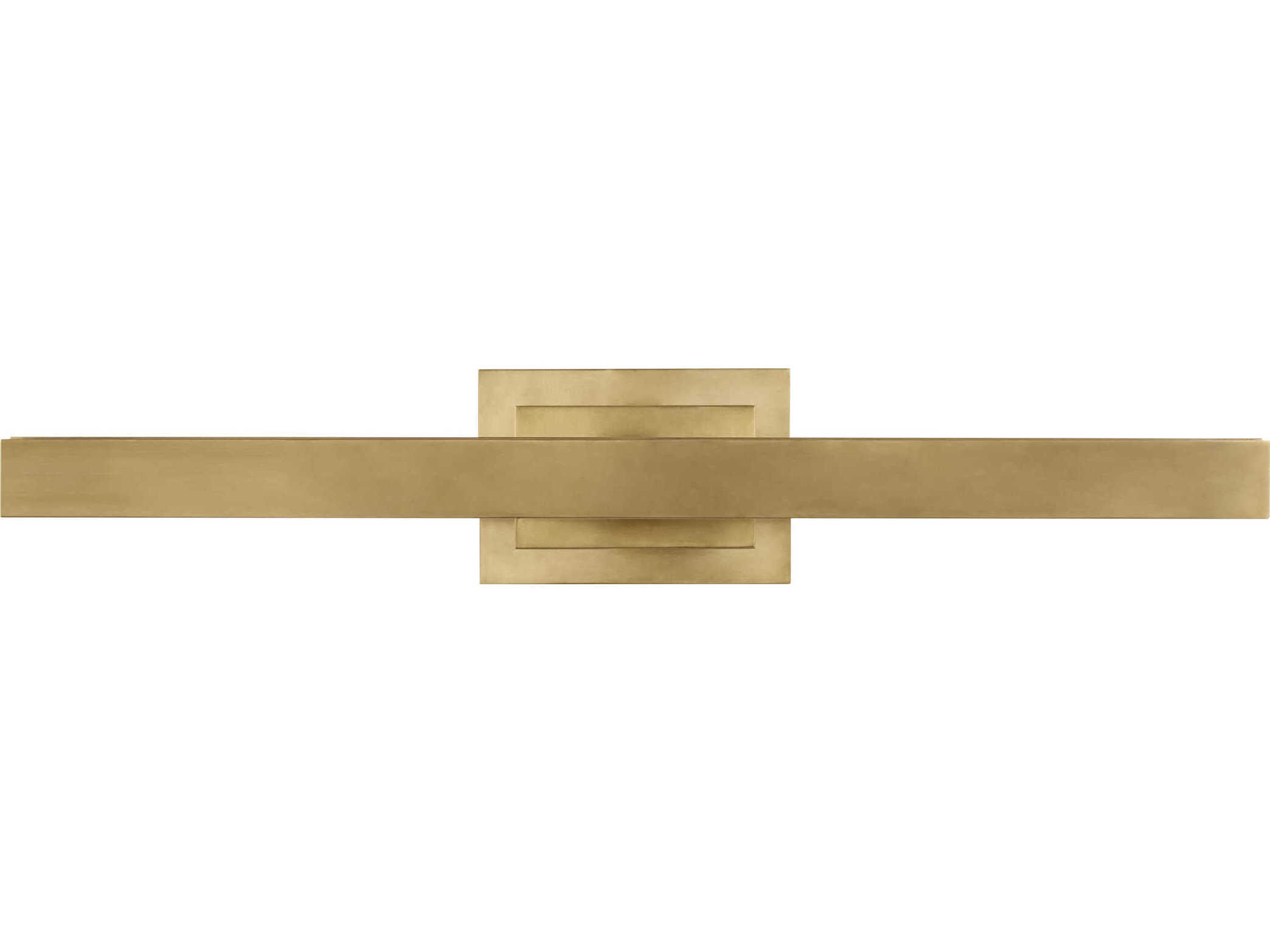 Visual Comfort Modern Bau 1-Light Natural Brass Picture Light