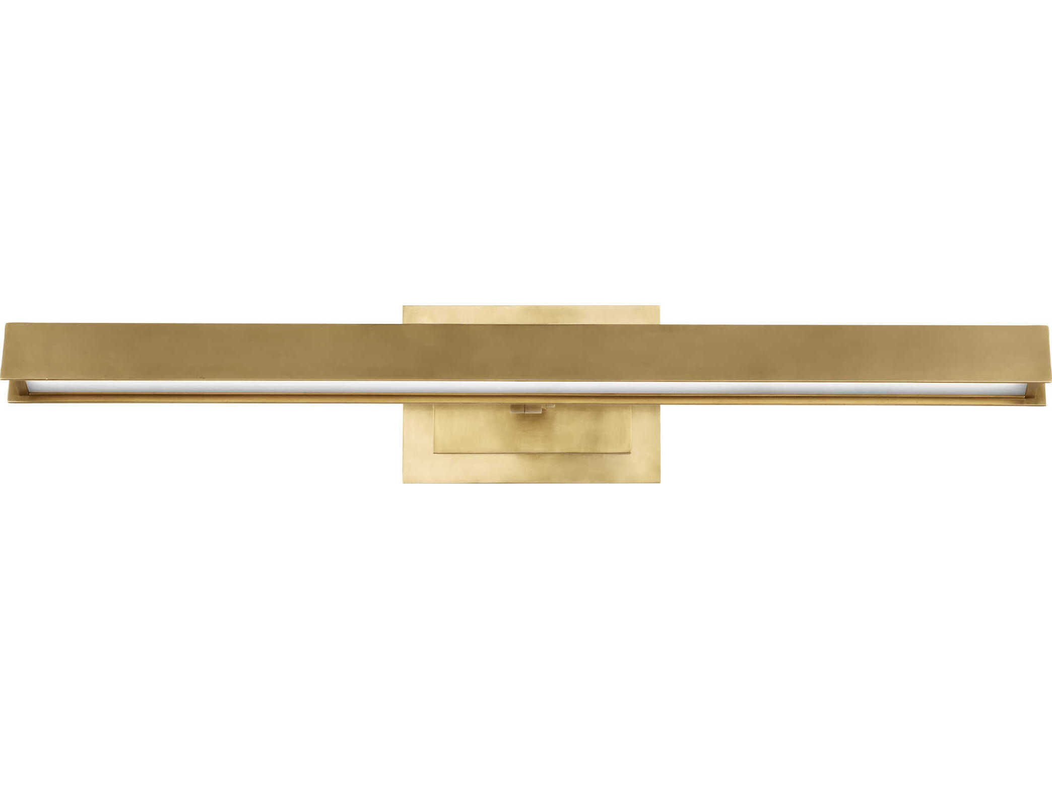 Visual Comfort Modern Bau 1-Light Natural Brass Picture Light