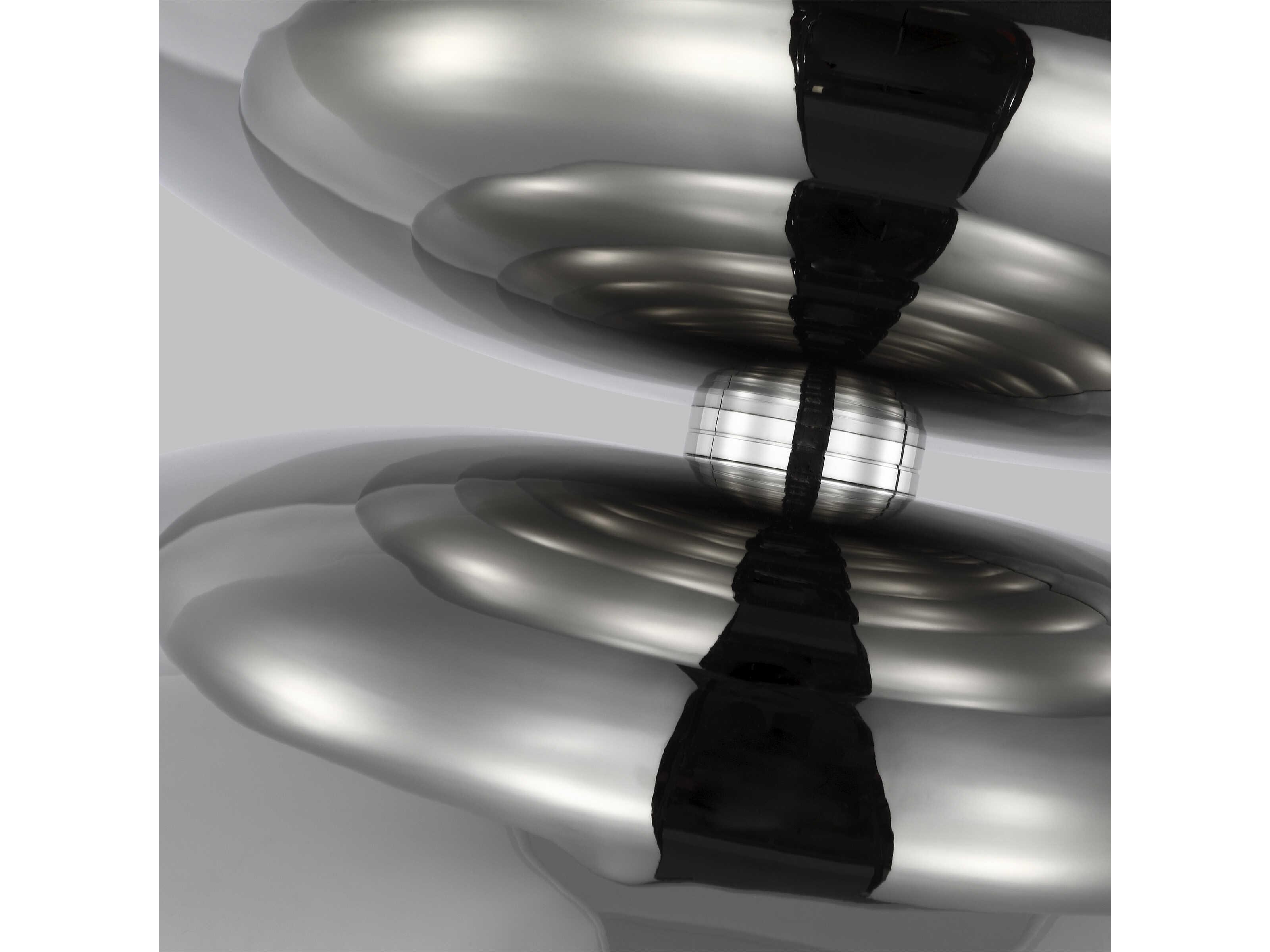 Visual Comfort Modern Shanti 2-Light Polished Nickel Dome Pendant