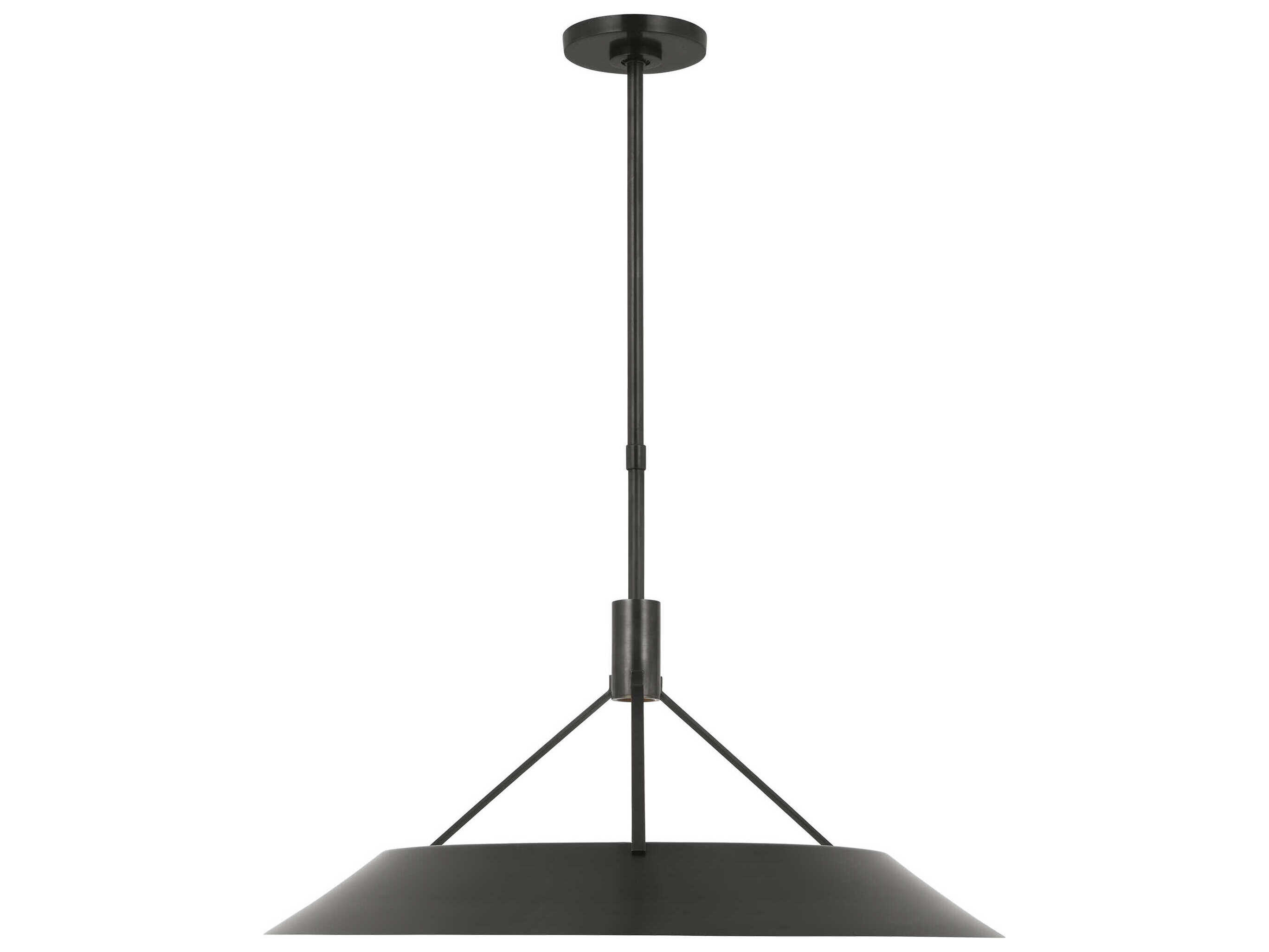 Visual Comfort Modern Sospeso 1-Light Dark Bronze Pendant