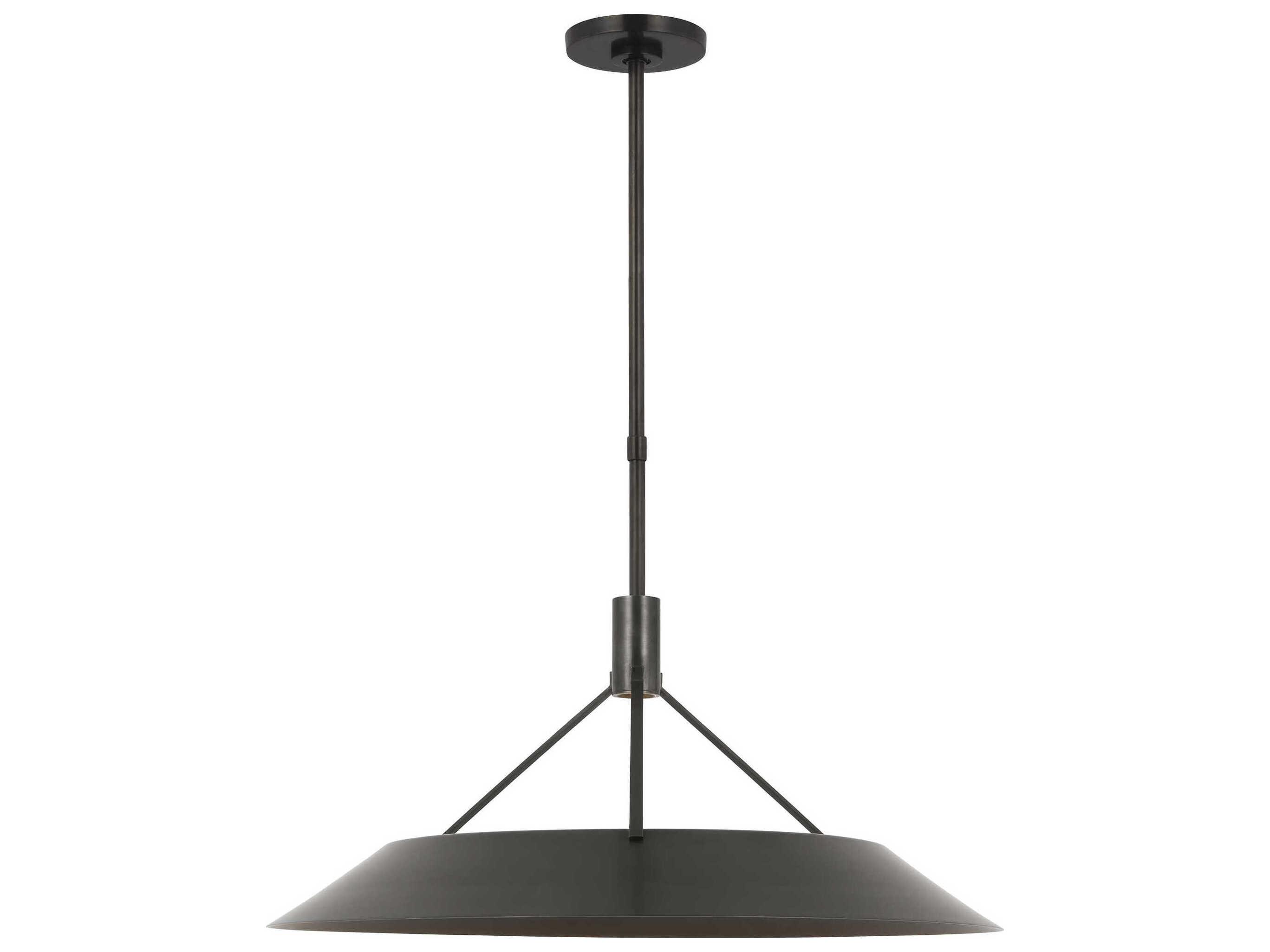 Visual Comfort Modern Sospeso 1-Light Dark Bronze Pendant