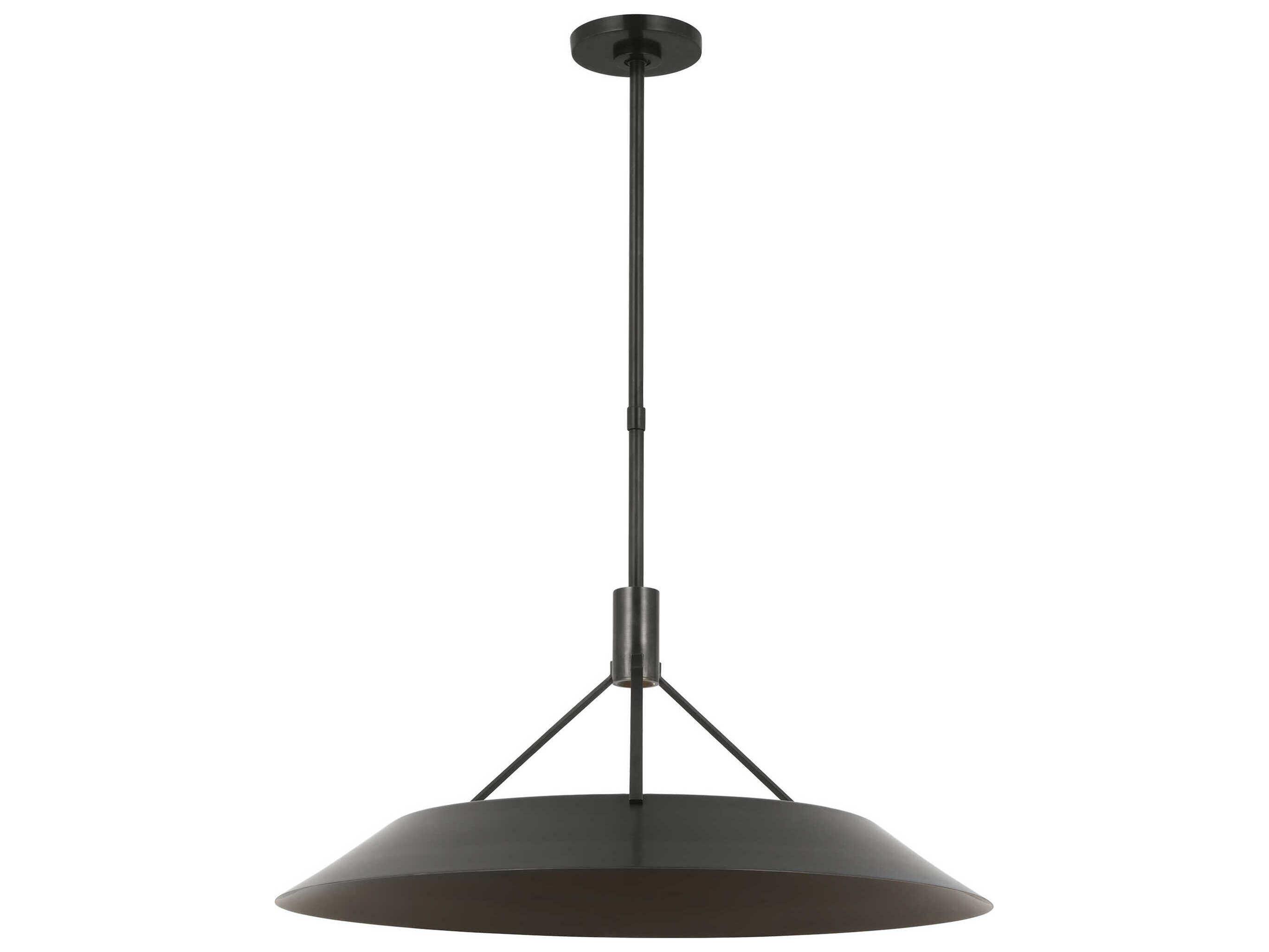 Visual Comfort Modern Sospeso 1-Light Dark Bronze Pendant