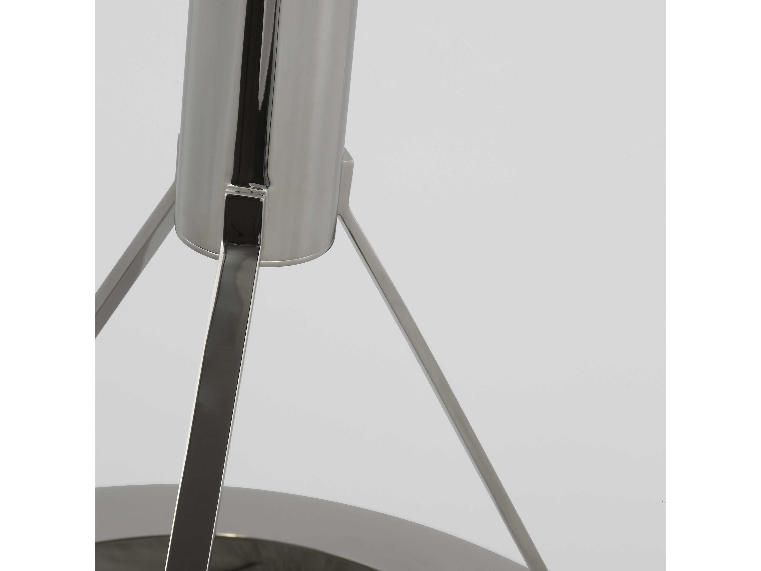 Visual Comfort Modern Sospeso 1-Light Polished Nickel Pendant