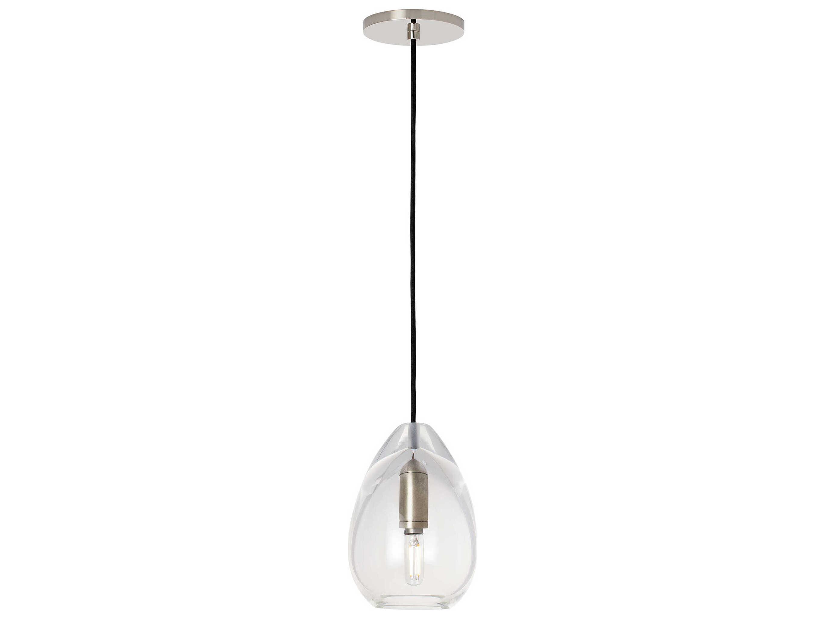 Visual Comfort Modern Alina Polished Nickel Mini Pendant