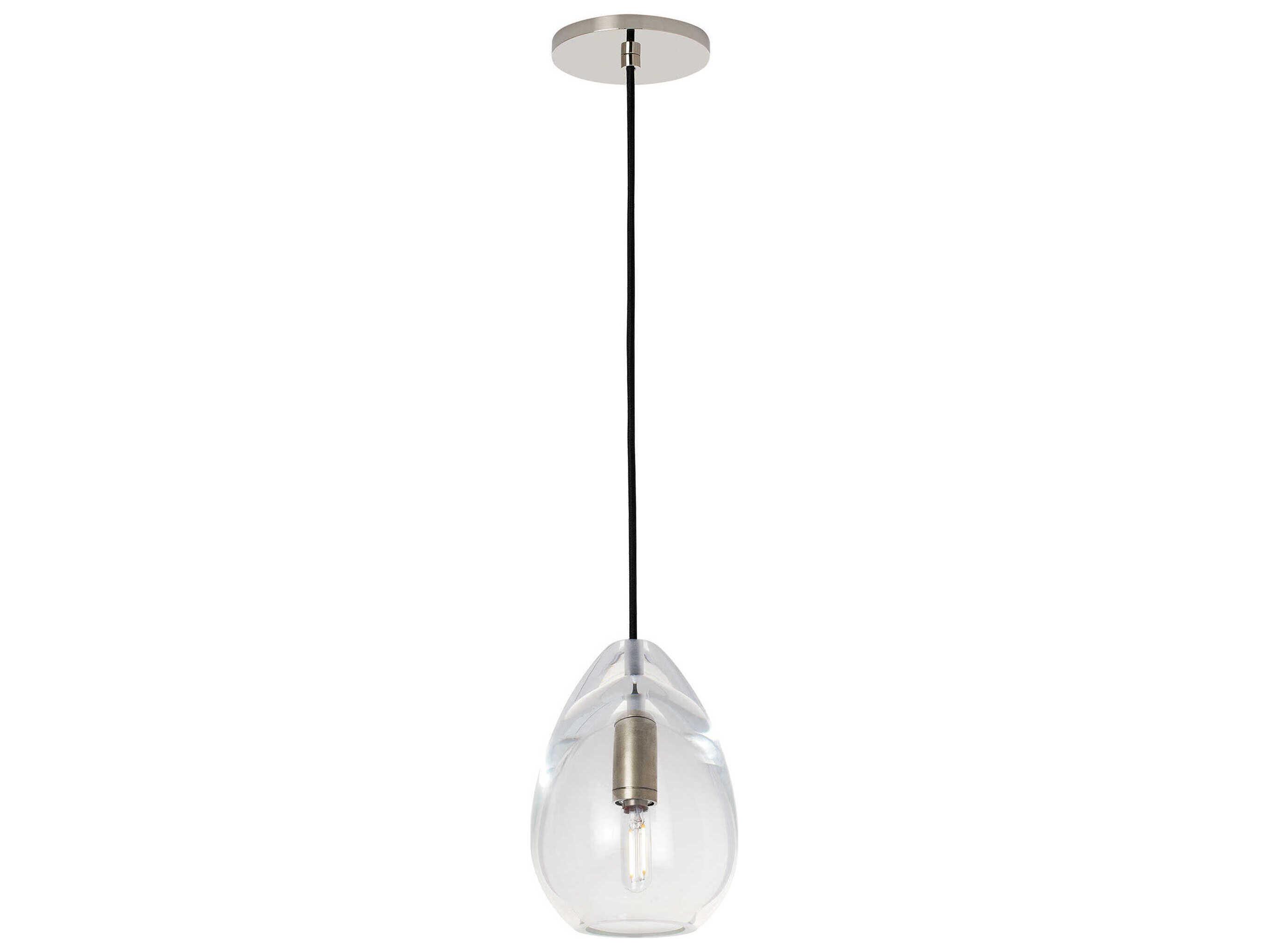 Visual Comfort Modern Alina Polished Nickel Mini Pendant