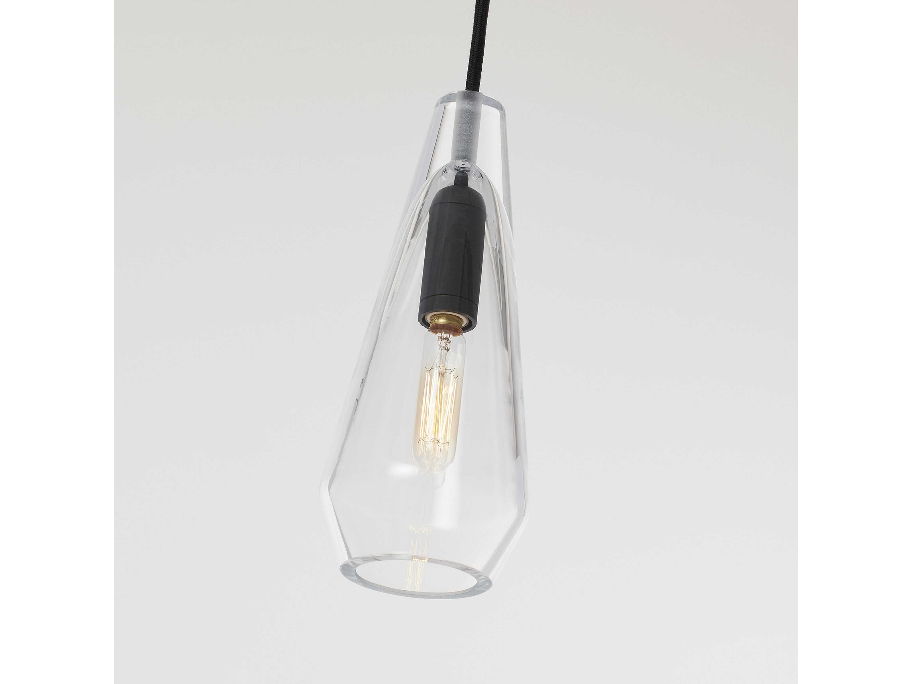 Visual Comfort Modern Lustra 1-Light Nightshade Black Mini Pendant
