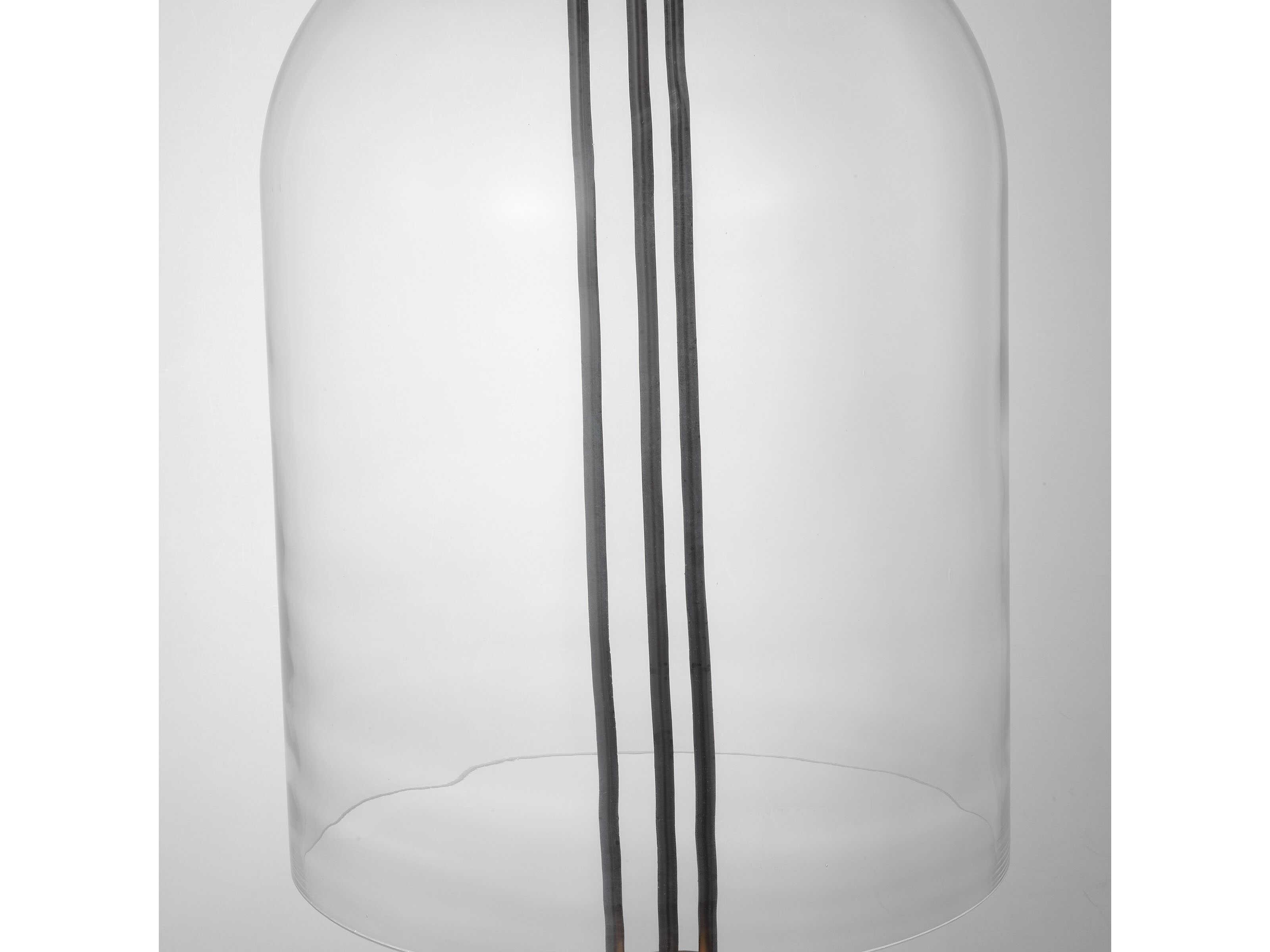 Visual Comfort Modern Cathedral 1-Light Dark Bronze Pendant