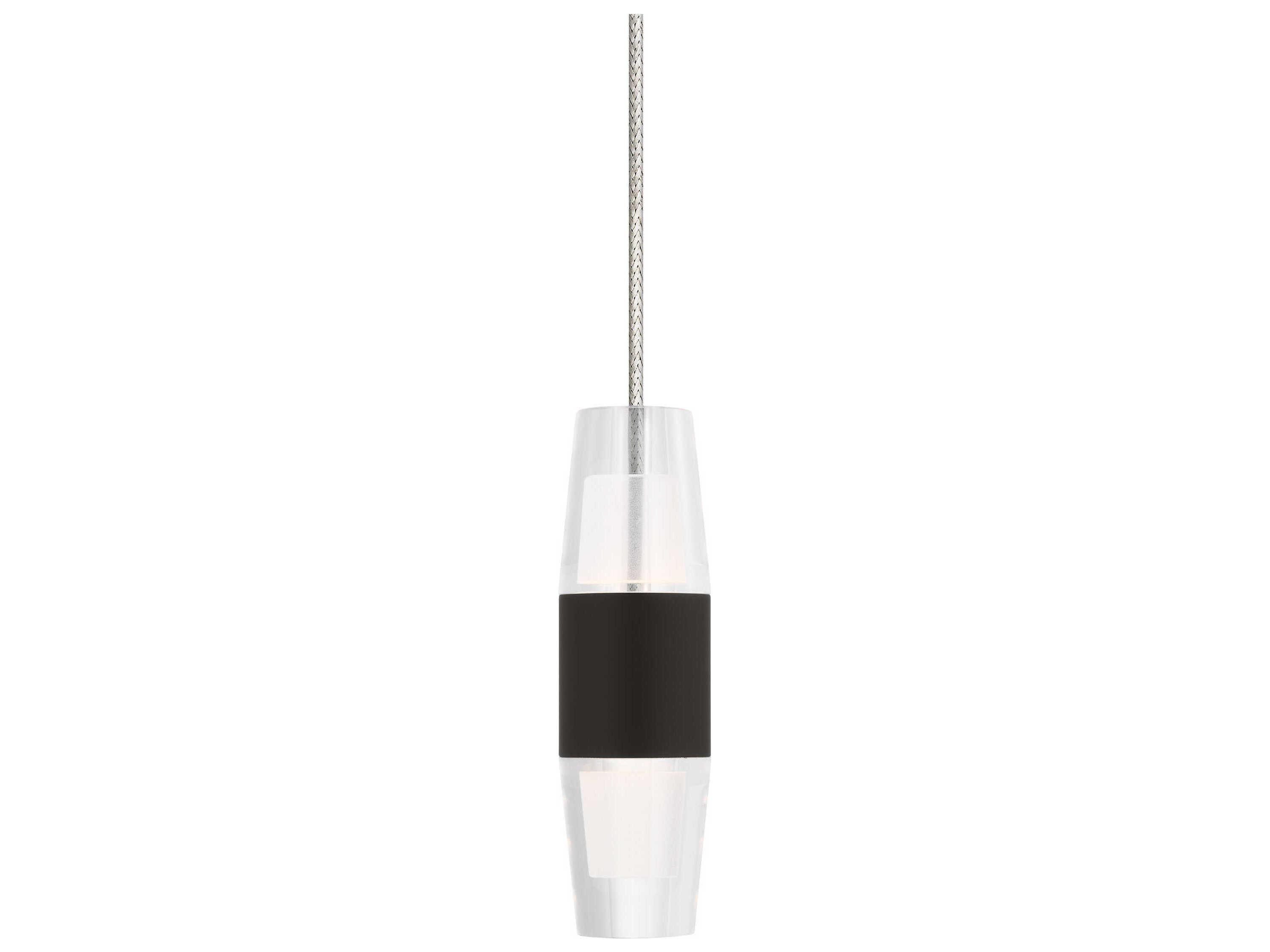 Visual Comfort Modern Lassell 1-Light Dark Bronze Mini Pendant