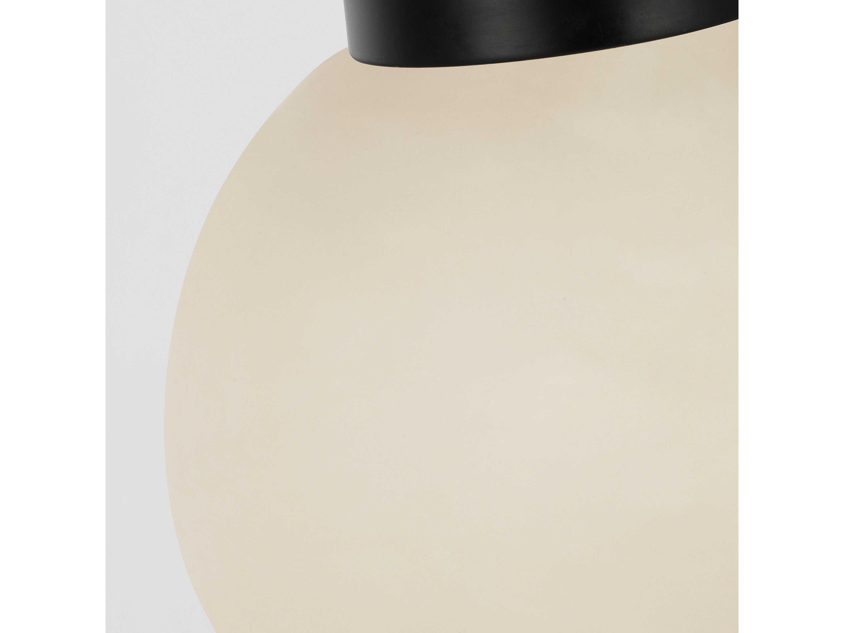 Visual Comfort Modern Mina 1-Light Black Mini Pendant