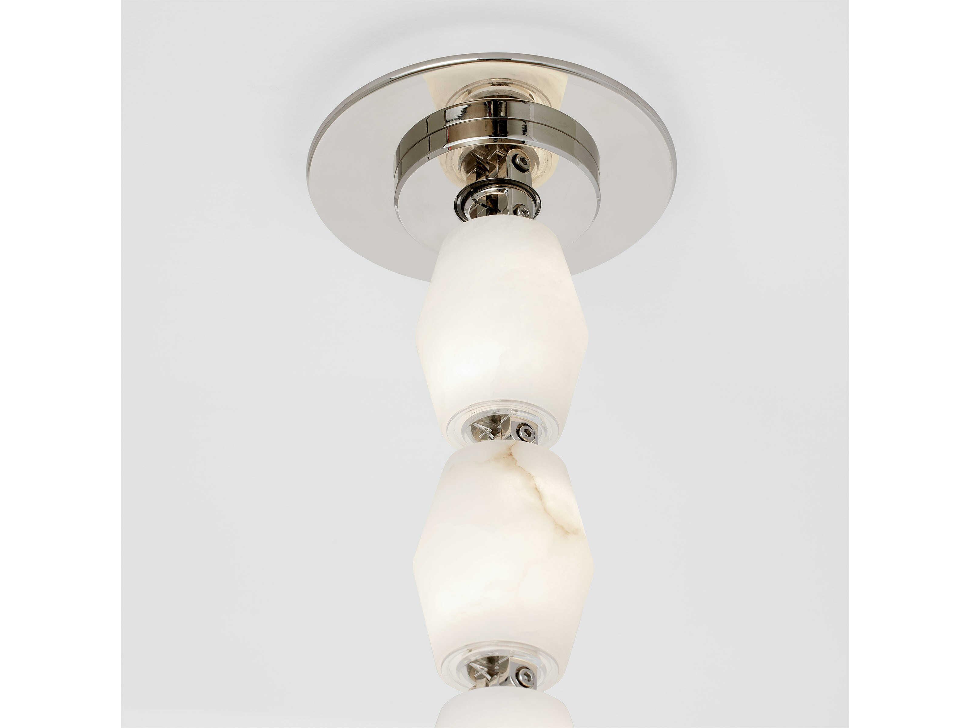 Visual Comfort Modern Collier 1-Light Polished Nickel Linear Mini Pendant