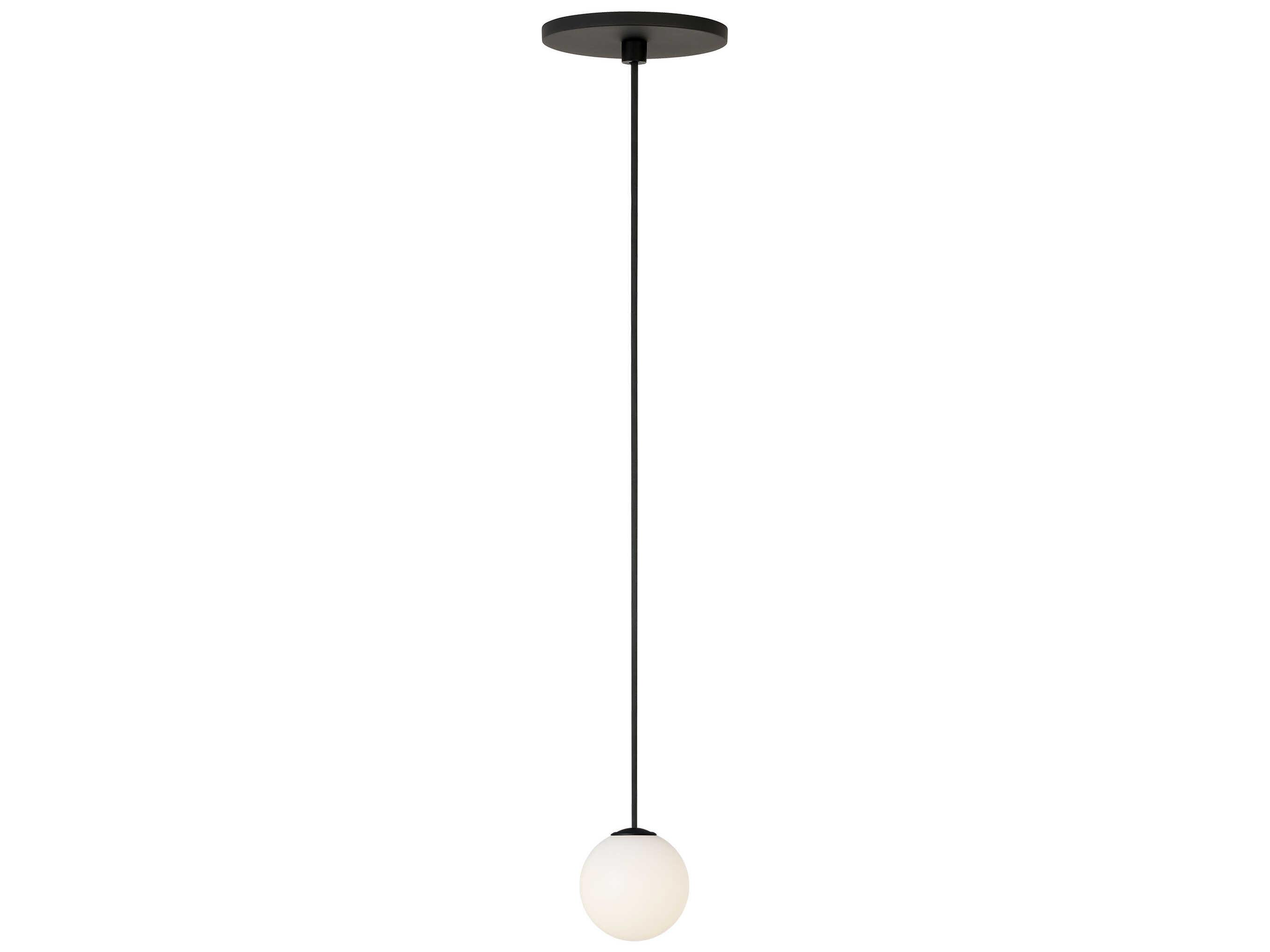 Visual Comfort Modern Orbet 1-Light Nightshade Black Globe Mini Pendant