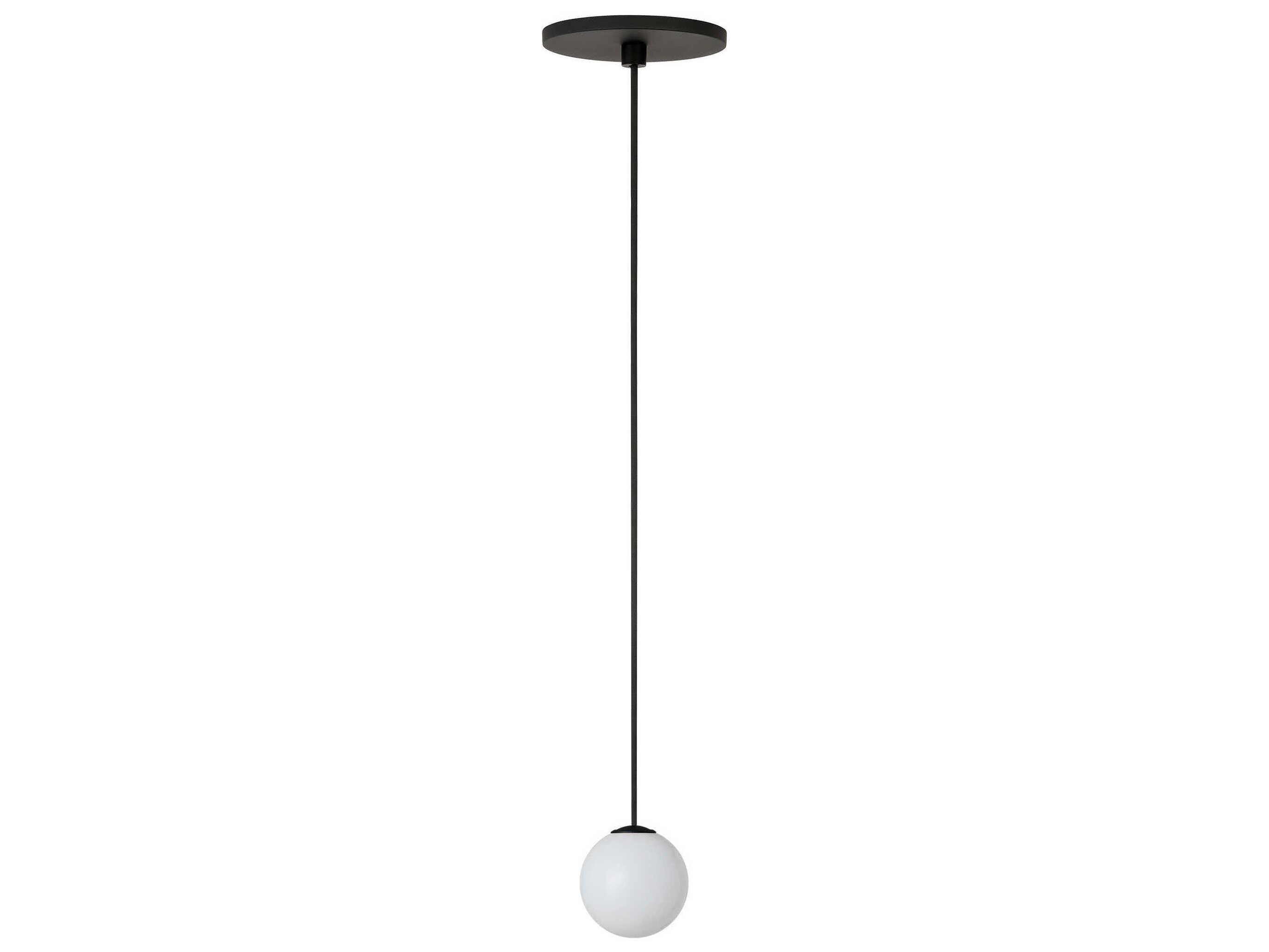 Visual Comfort Modern Orbet 1-Light Nightshade Black Globe Mini Pendant