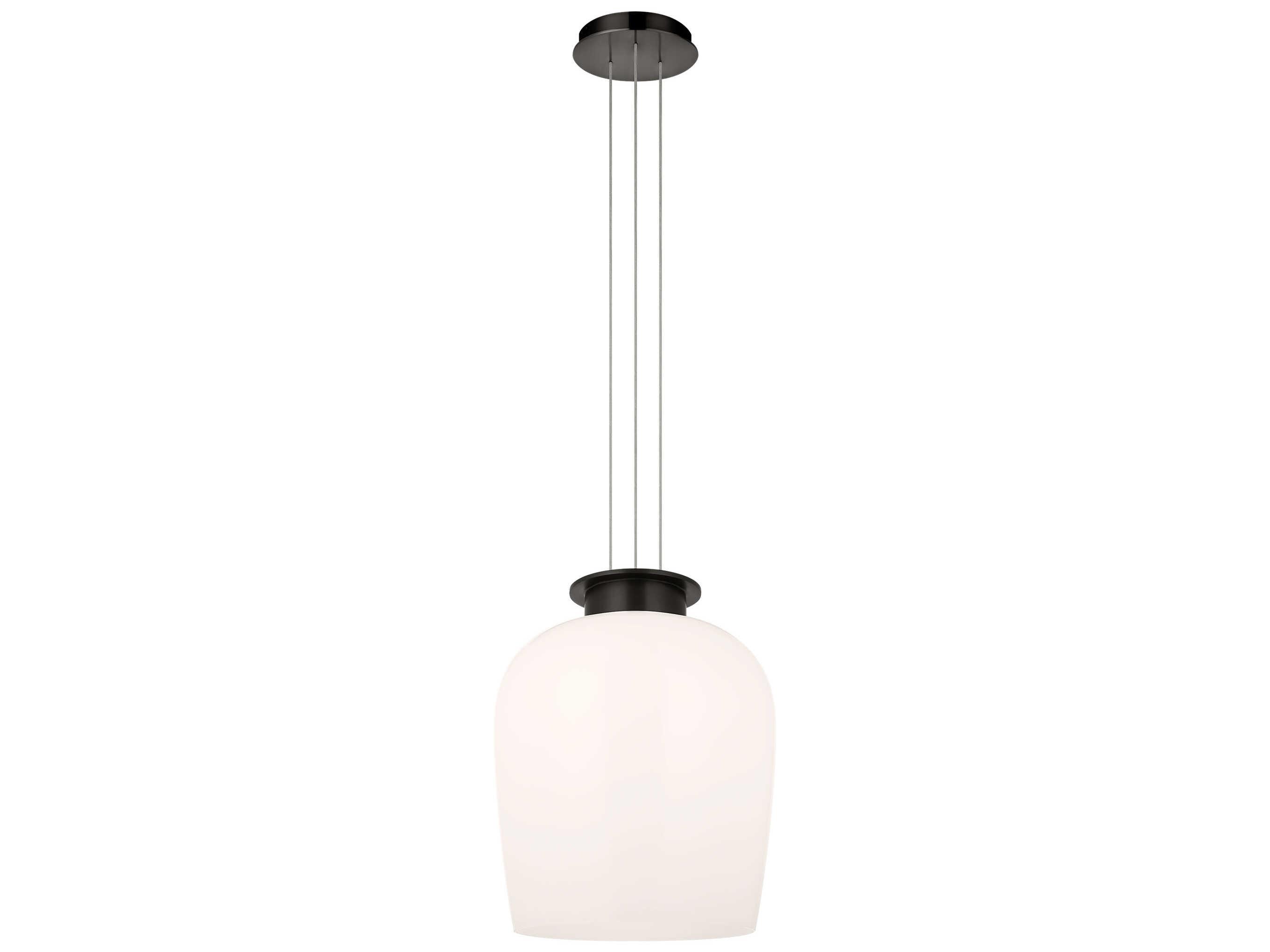 Visual Comfort Modern Vetro 1-Light Bronze Pendant
