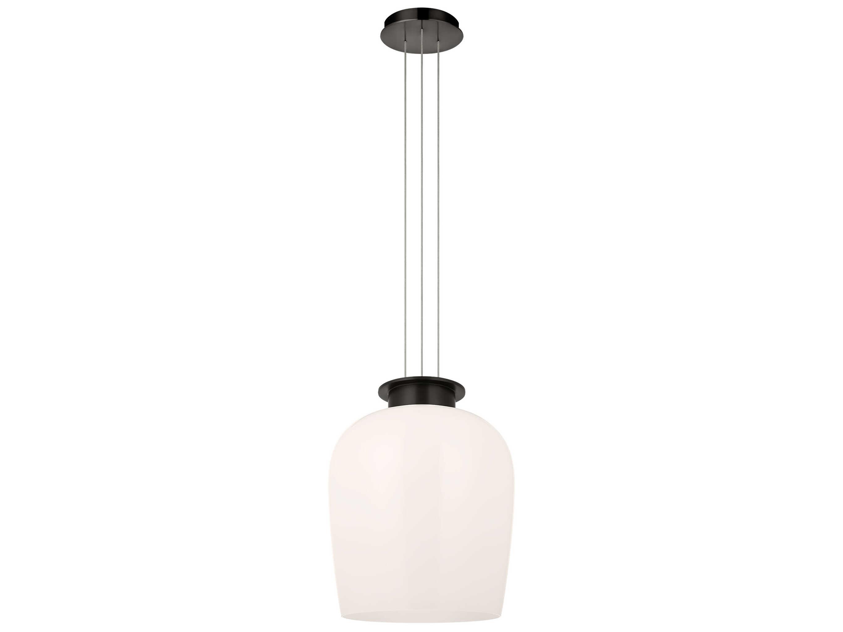 Visual Comfort Modern Vetro 1-Light Bronze Pendant