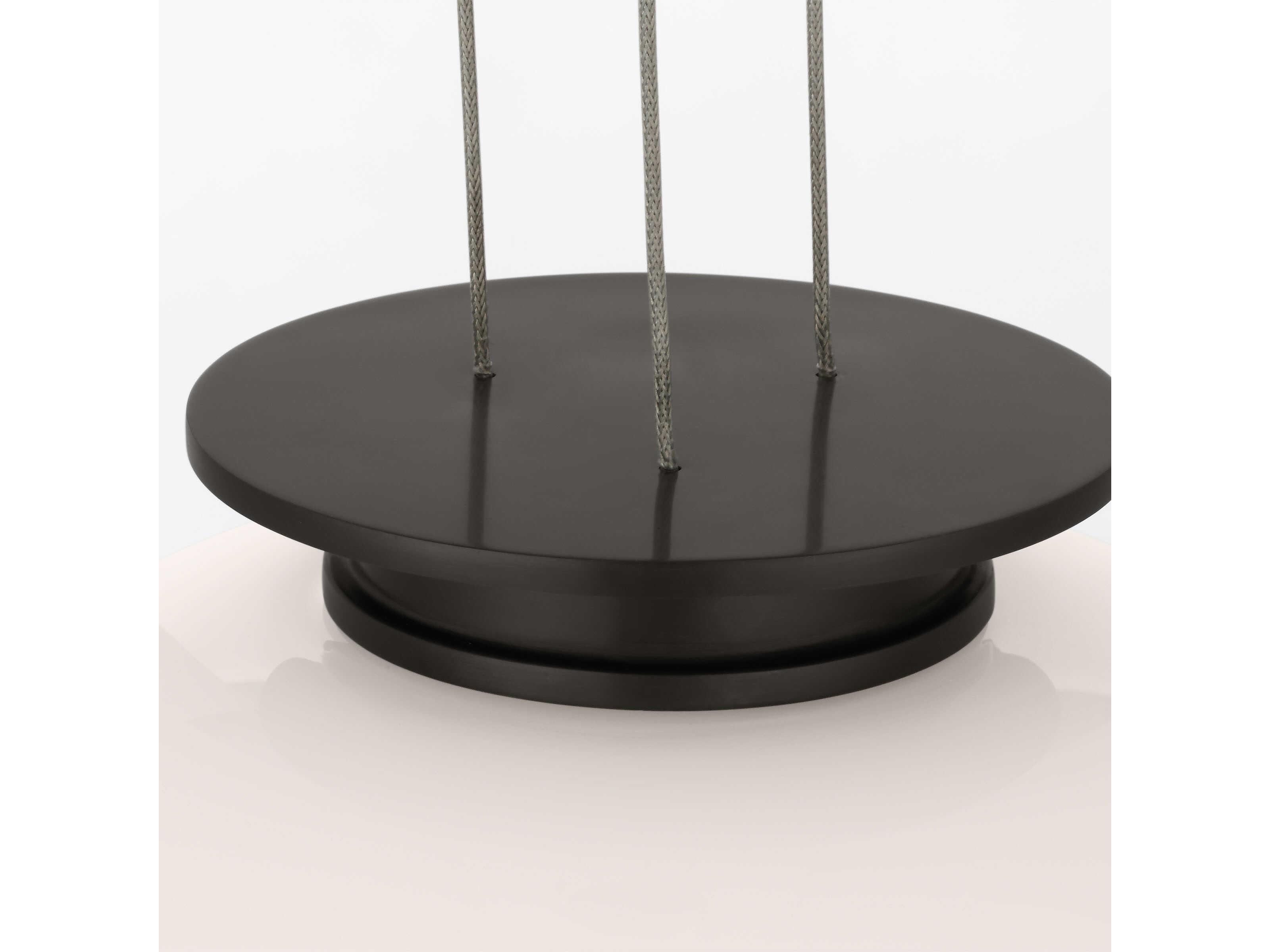 Visual Comfort Modern Vetro 1-Light Bronze Mini Pendant