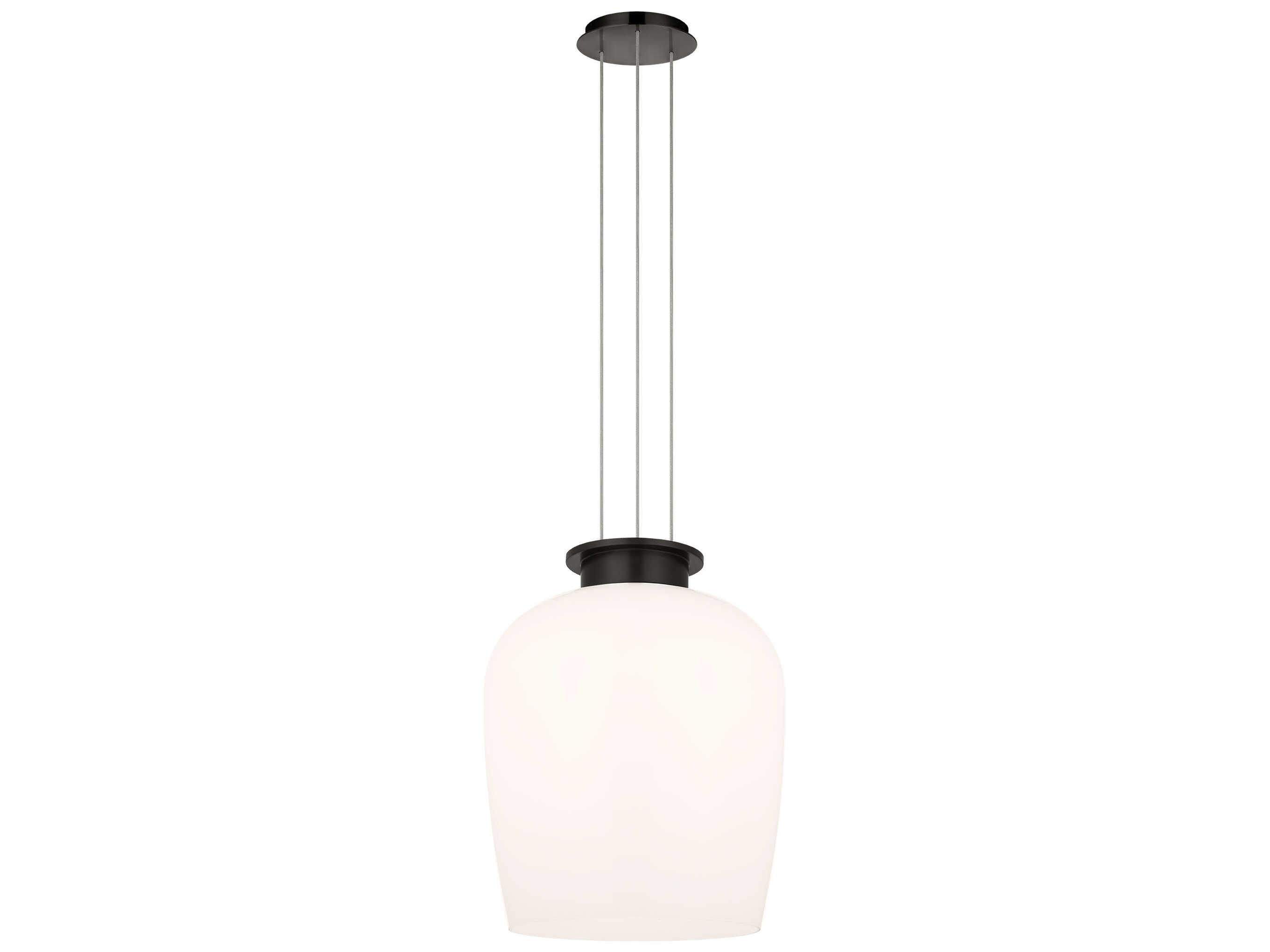 Visual Comfort Modern Vetro 1-Light Bronze Pendant