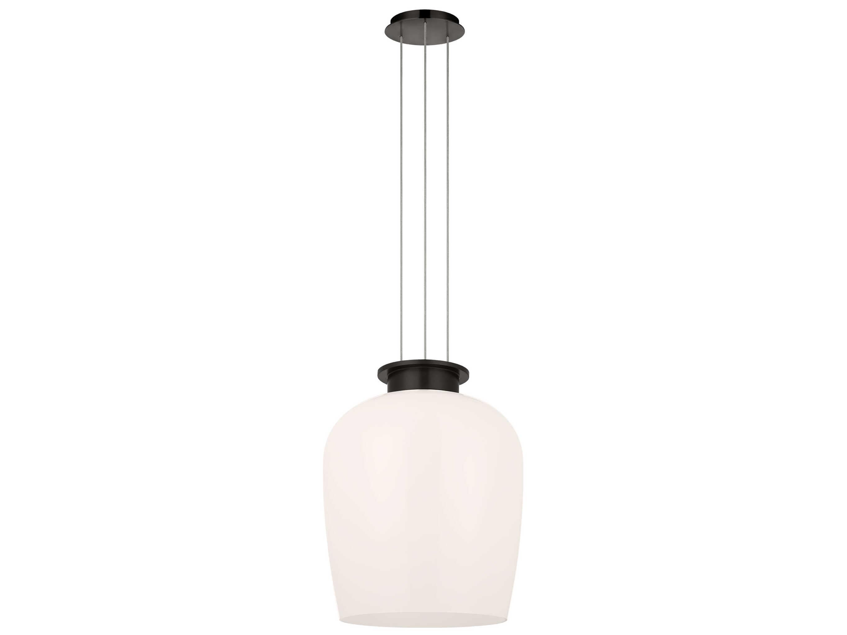 Visual Comfort Modern Vetro 1-Light Bronze Pendant