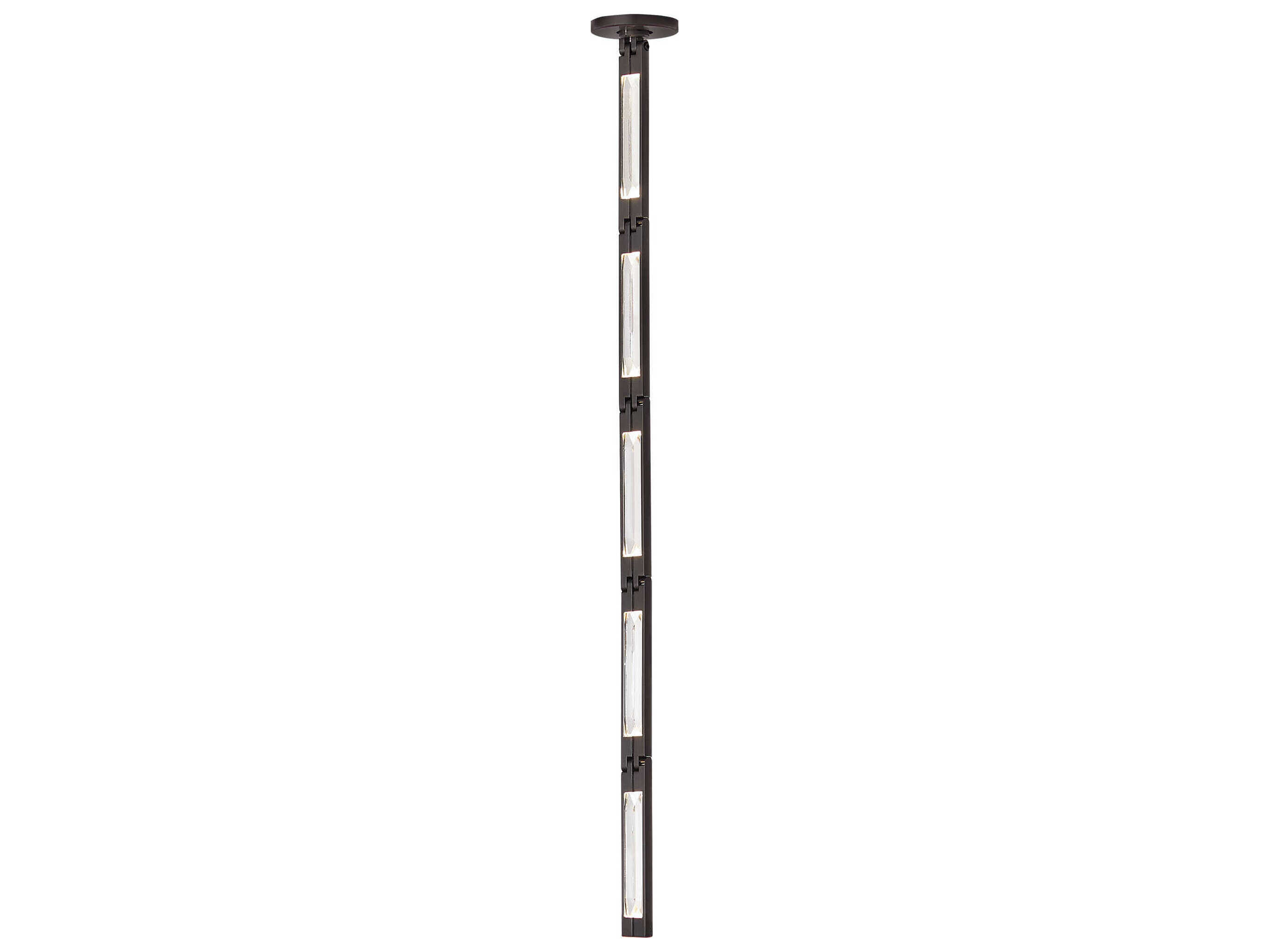 Visual Comfort Modern Catena 5-Light Bronze Linear Mini Pendant