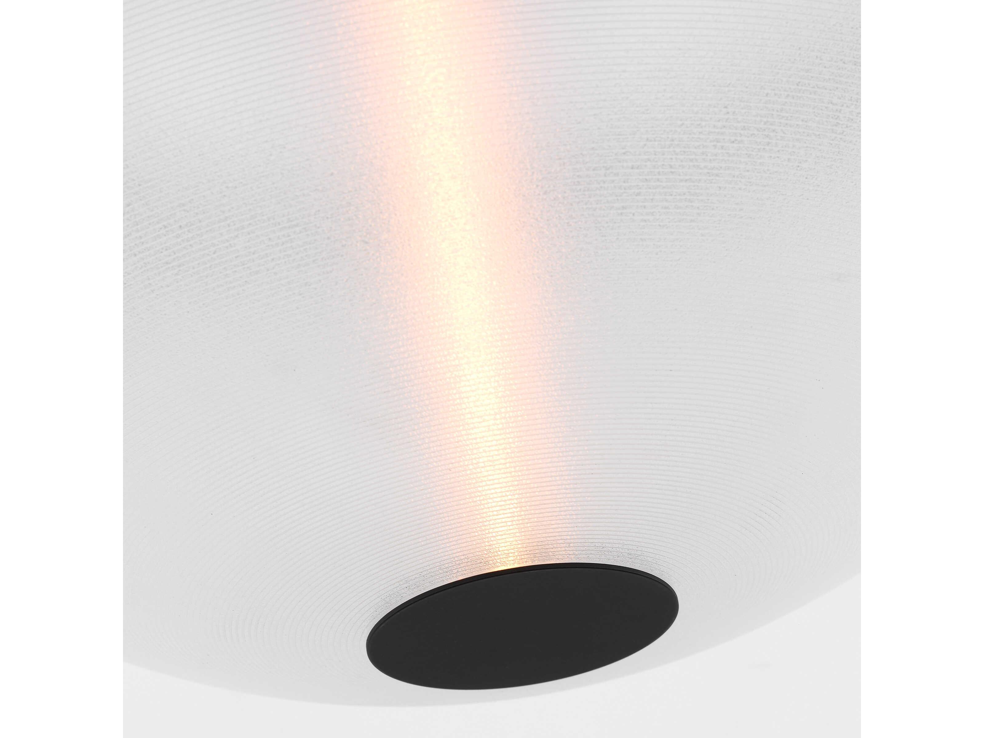 Visual Comfort Modern Bicono 1-Light Nightshade Black Globe Pendant