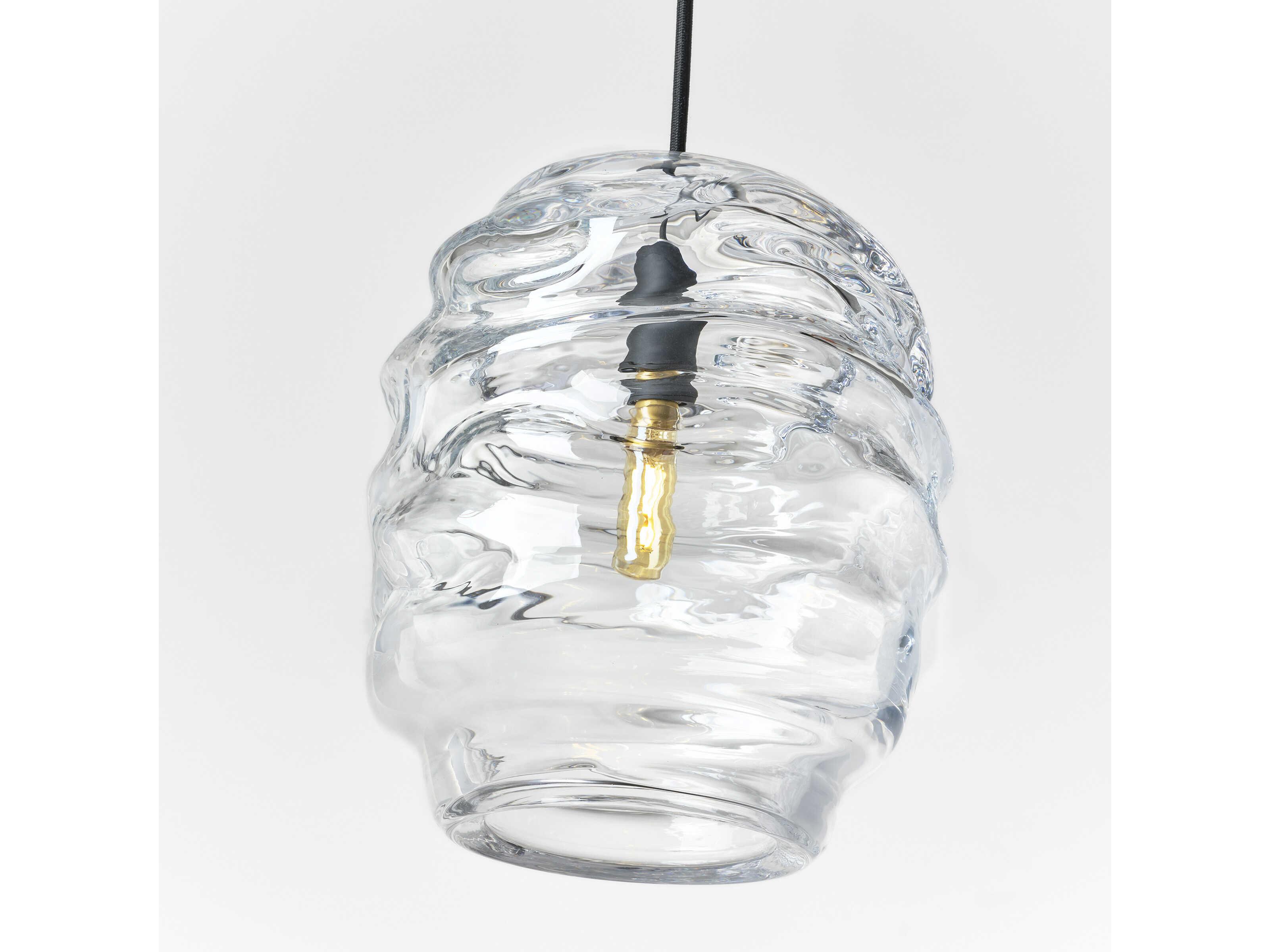 Visual Comfort Modern Audra 1-Light Nightshade Black Mini Pendant